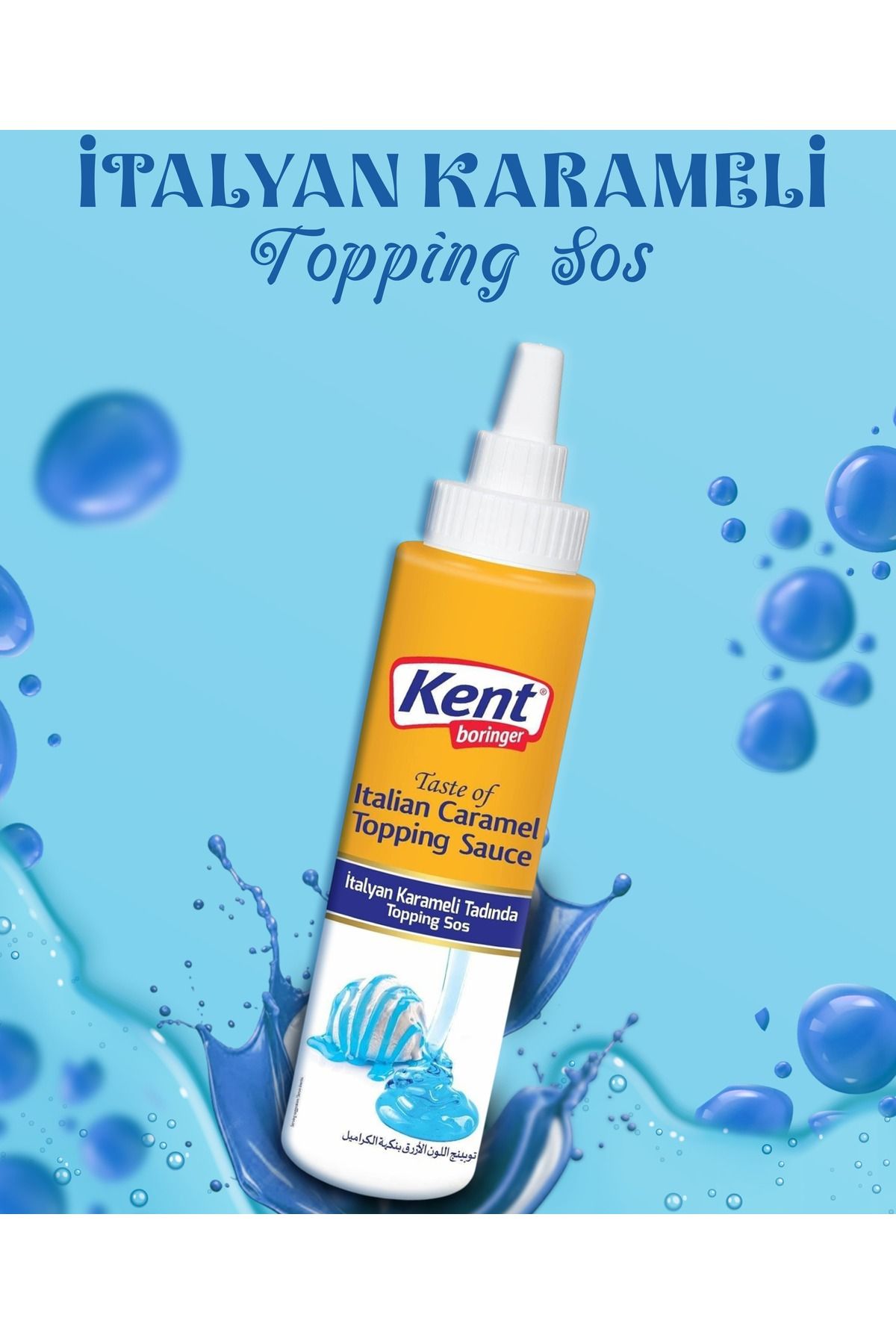 Kent Boringer Kent Topping italyan karameli Sos-waffle&krep&pankek&kruvasan&san Sebastian Sos 750 gr