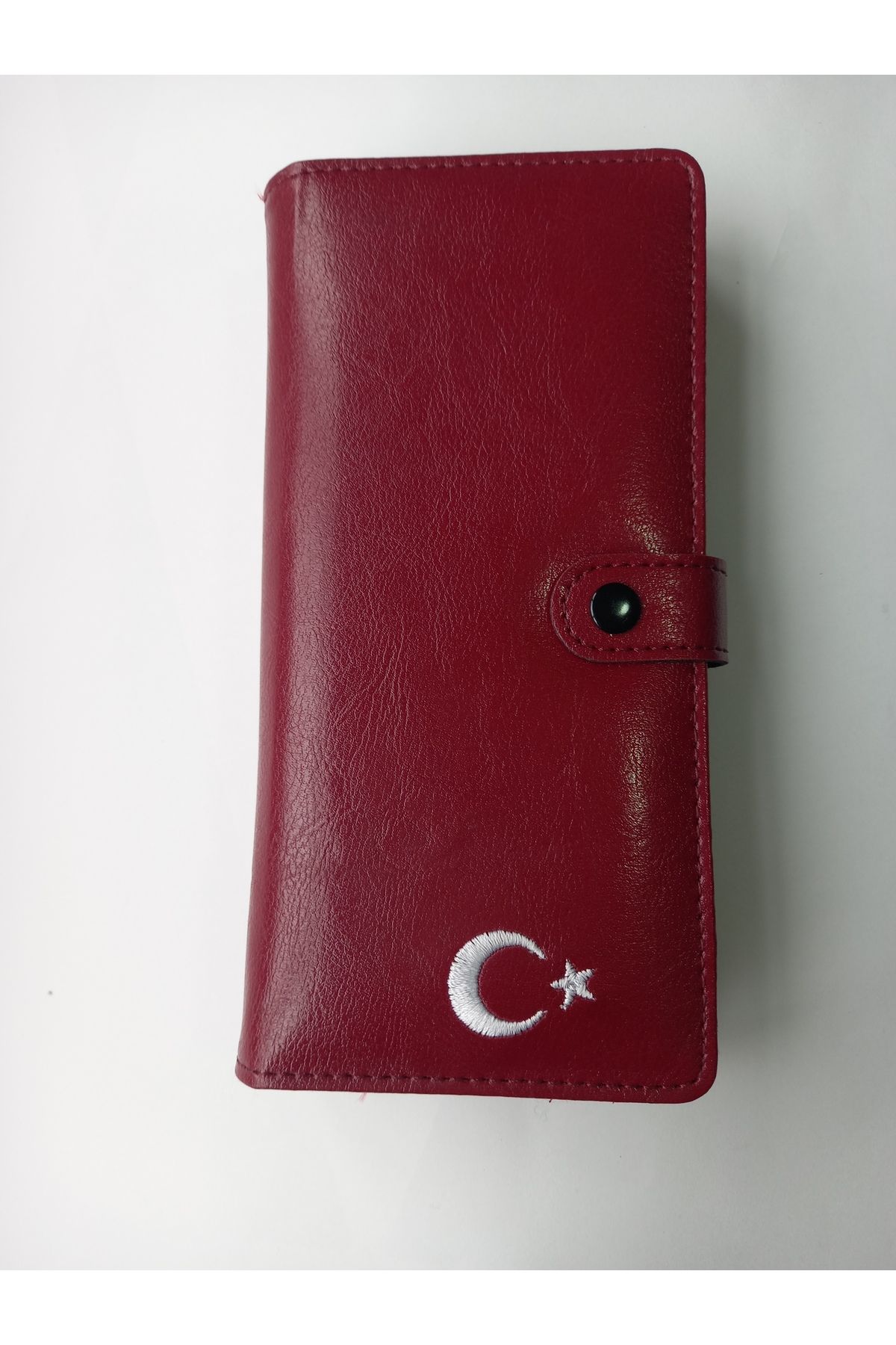 Asel Deri SUNİ deri Telefon Bölmeli Cüzdan Ve Notluk Bantlı Büyük Paraportföy