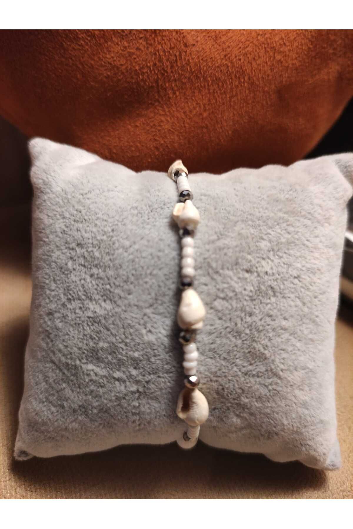 MODA Hand Made El Emeği Kadın Deniz Kabuğu Bileklik