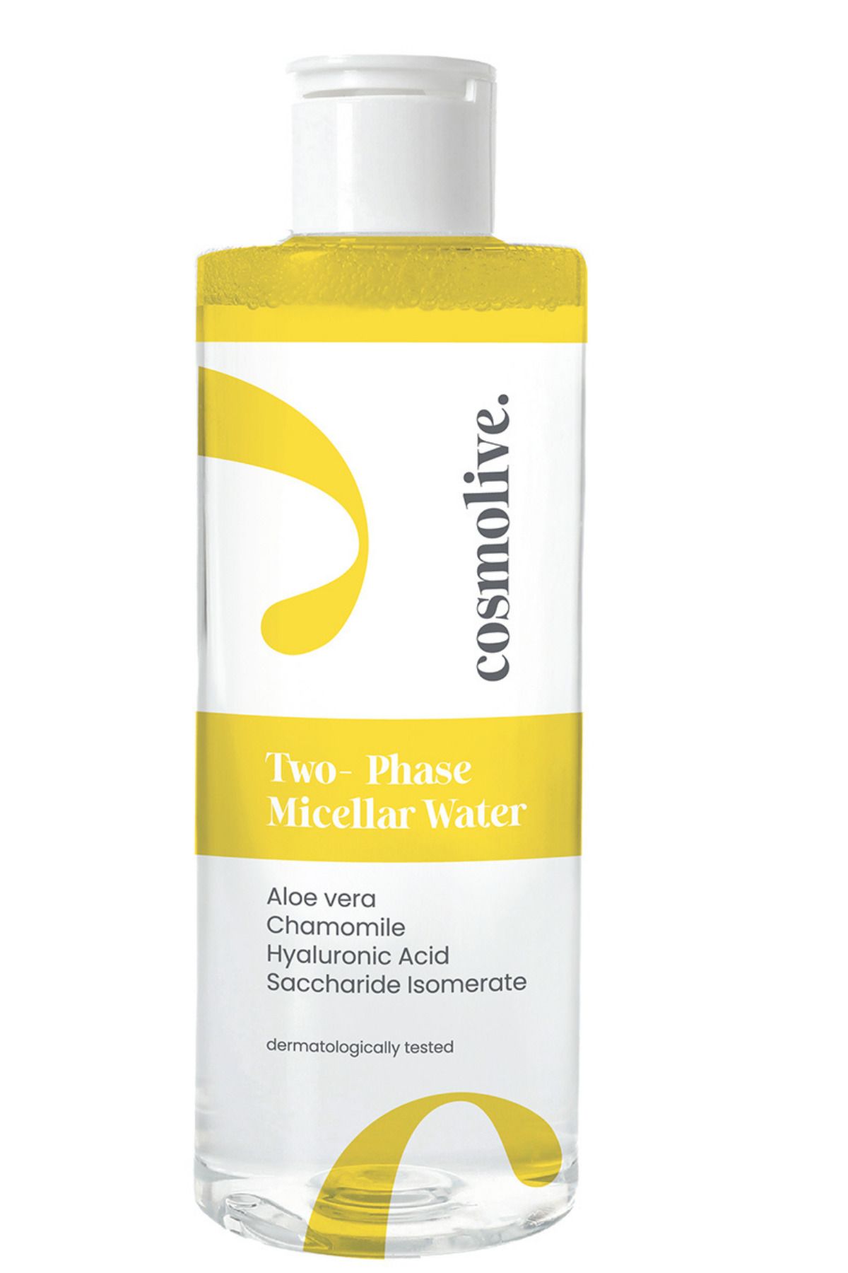 Cosmolive Çift Fazlı Makyaj Temizleyici 390 ml | Yüz Temizleyici | Hyalüronik Asit & Aloe Vera
