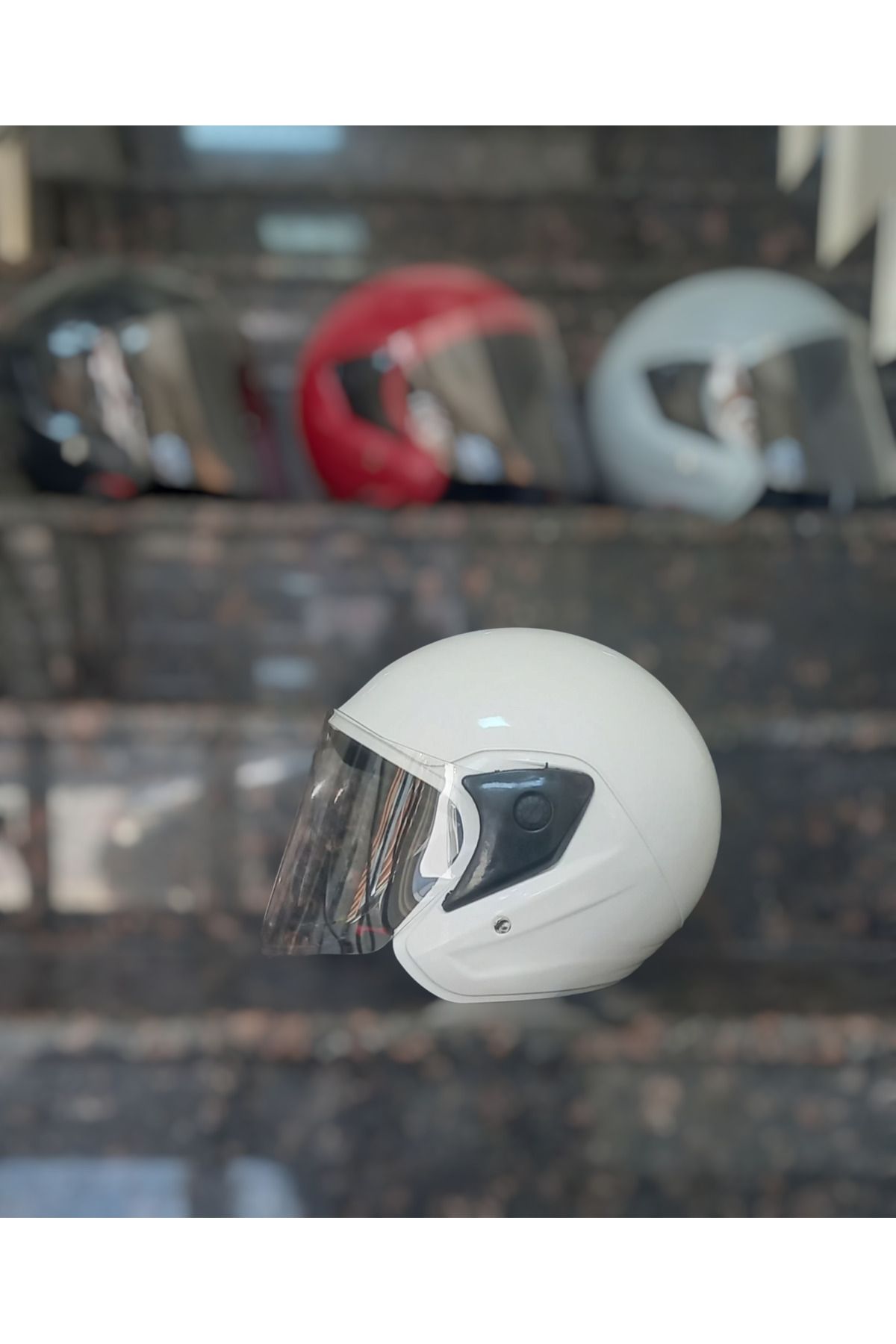 motocesas MOTOSİKLET YARIM KASK