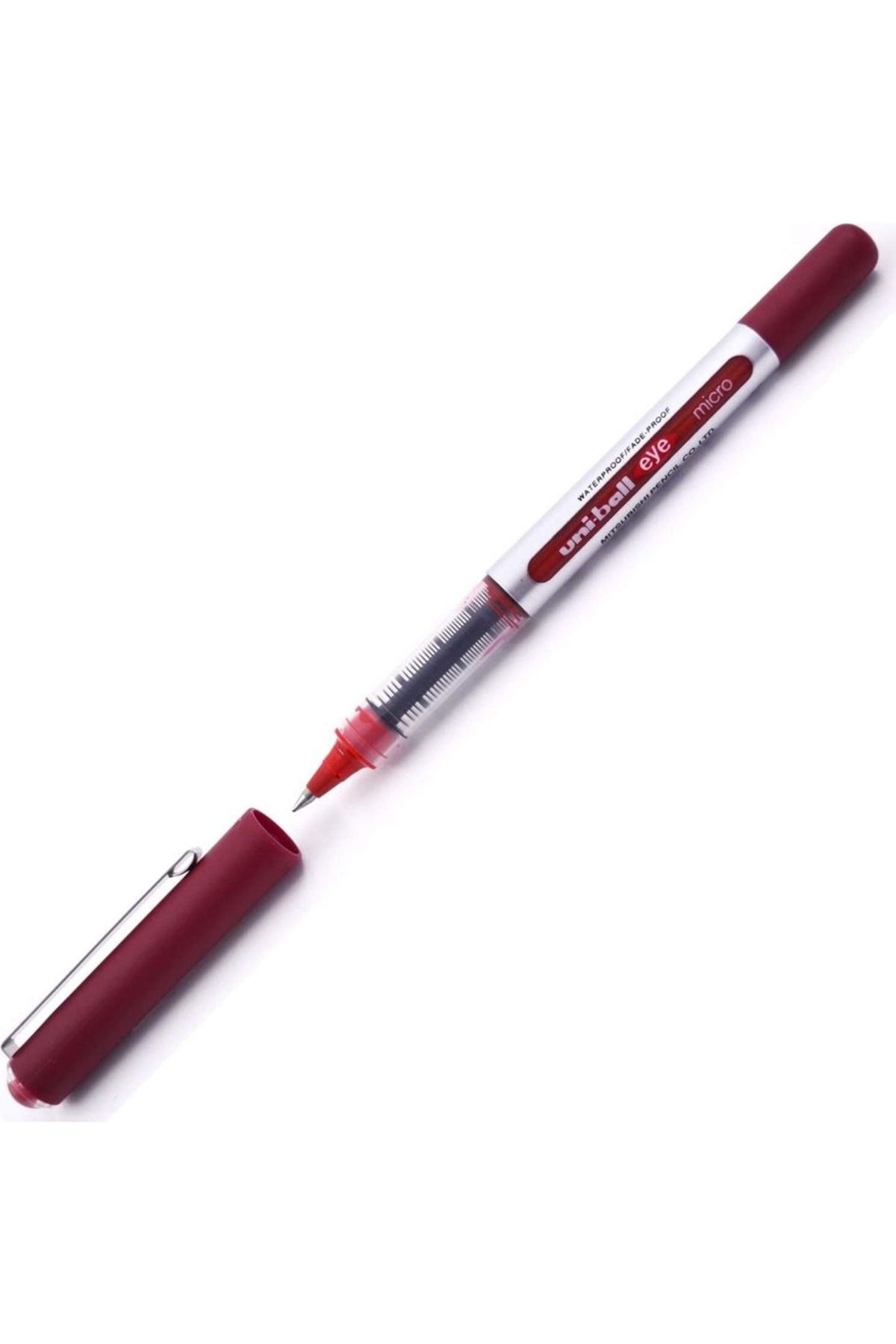 UNİ-BALL ROLLER KALEM UB-150 EYE MİCRO KIRMIZI 05 MM 12 Lİ PAKET