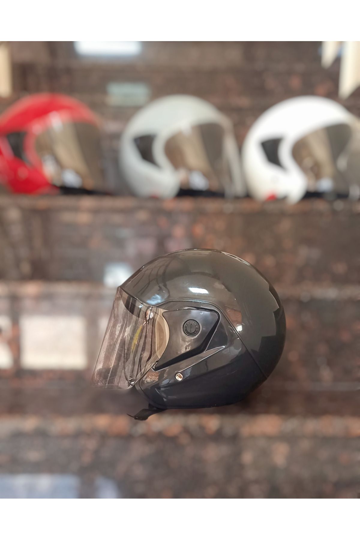 motocesas MOTOSİKLET YARIM KASK