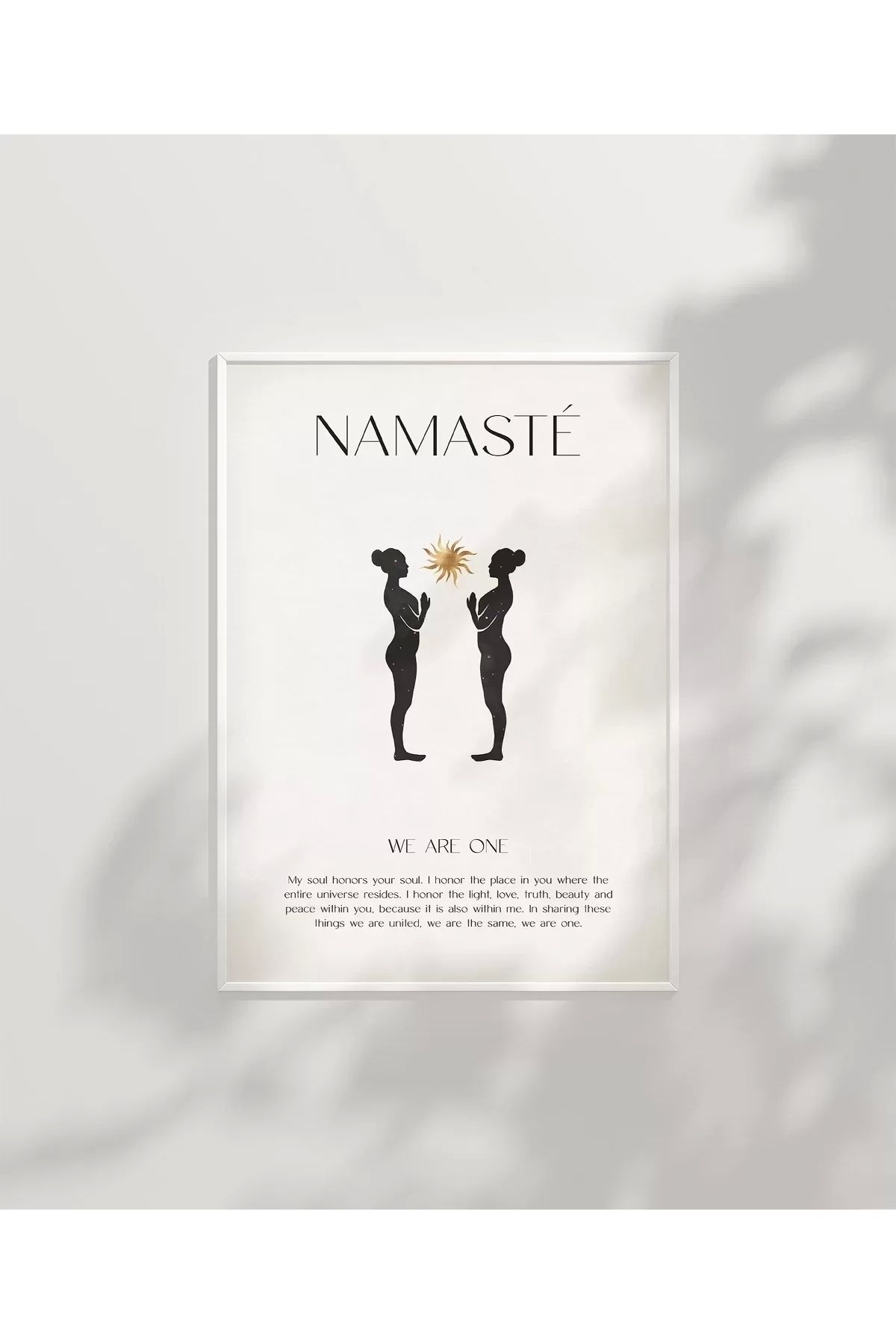 VOGLOO Çerçevesiz Poster Işıkta Buluşma