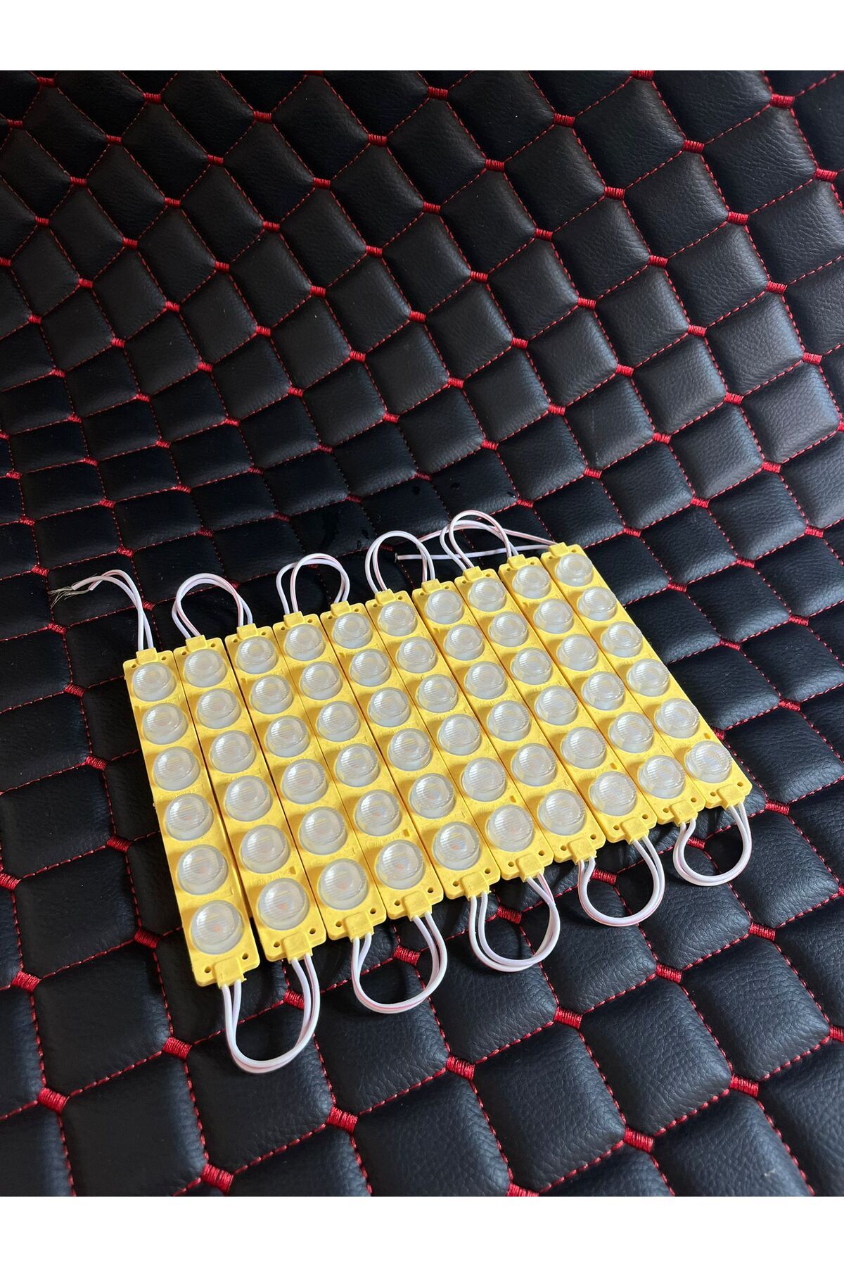 AKSU 10 ADET AMBER MERCEK MÖDÜL LED (12 VOLT)