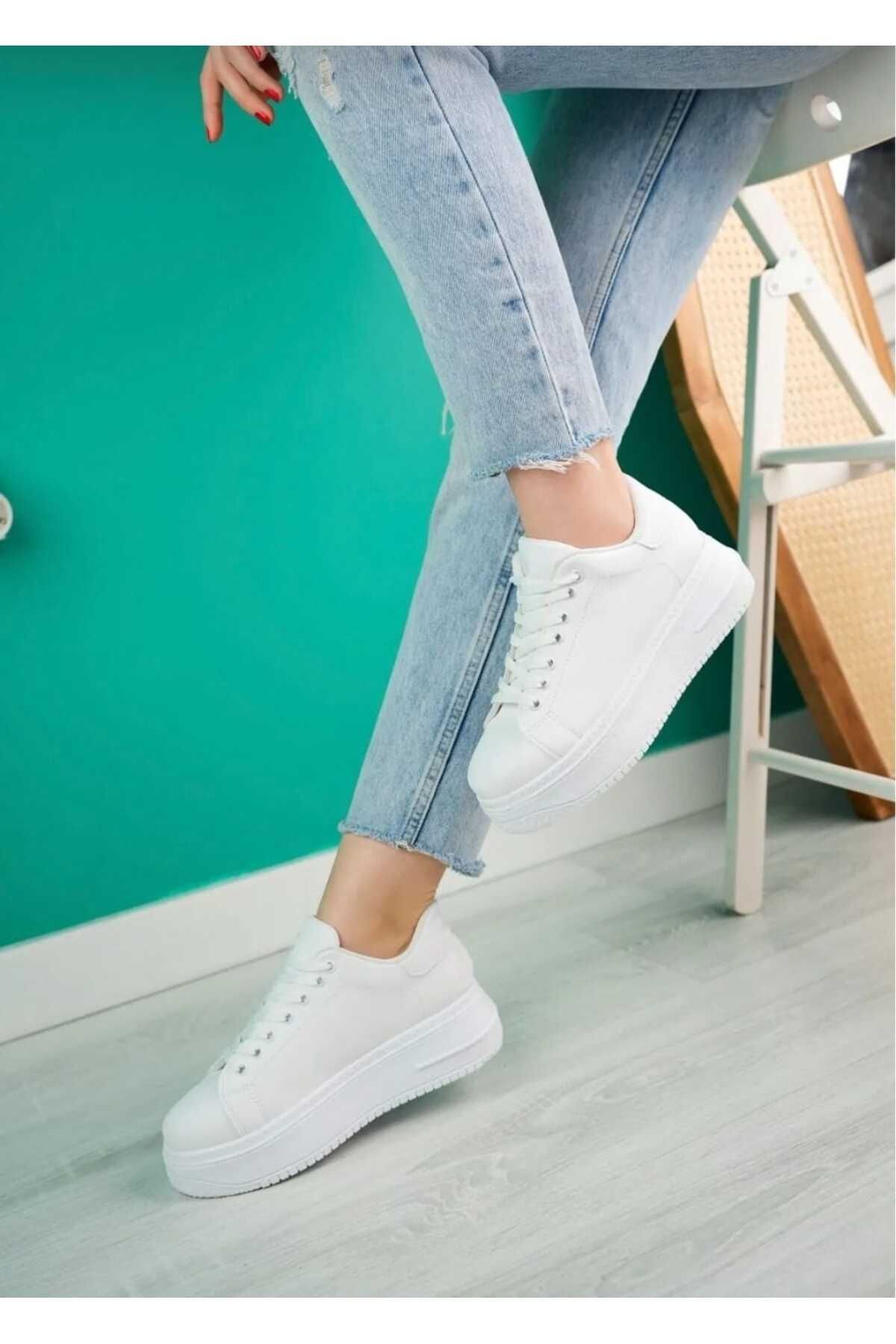 werfen Kadın Günlük kullanımlı yüksek taban Sneaker