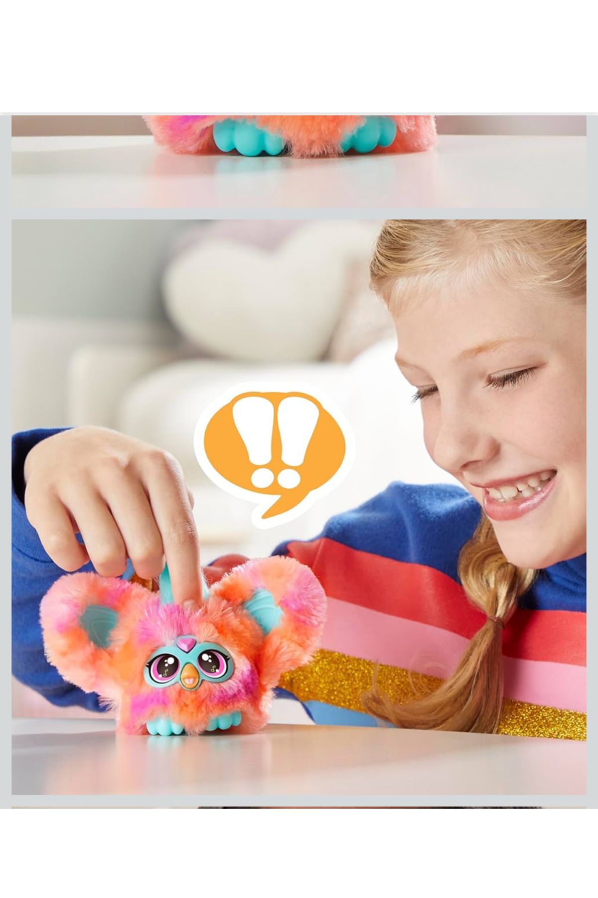 liss çarşı Furby Furblets Mini Elektronik Pelüş Oyuncak %100 Orj.