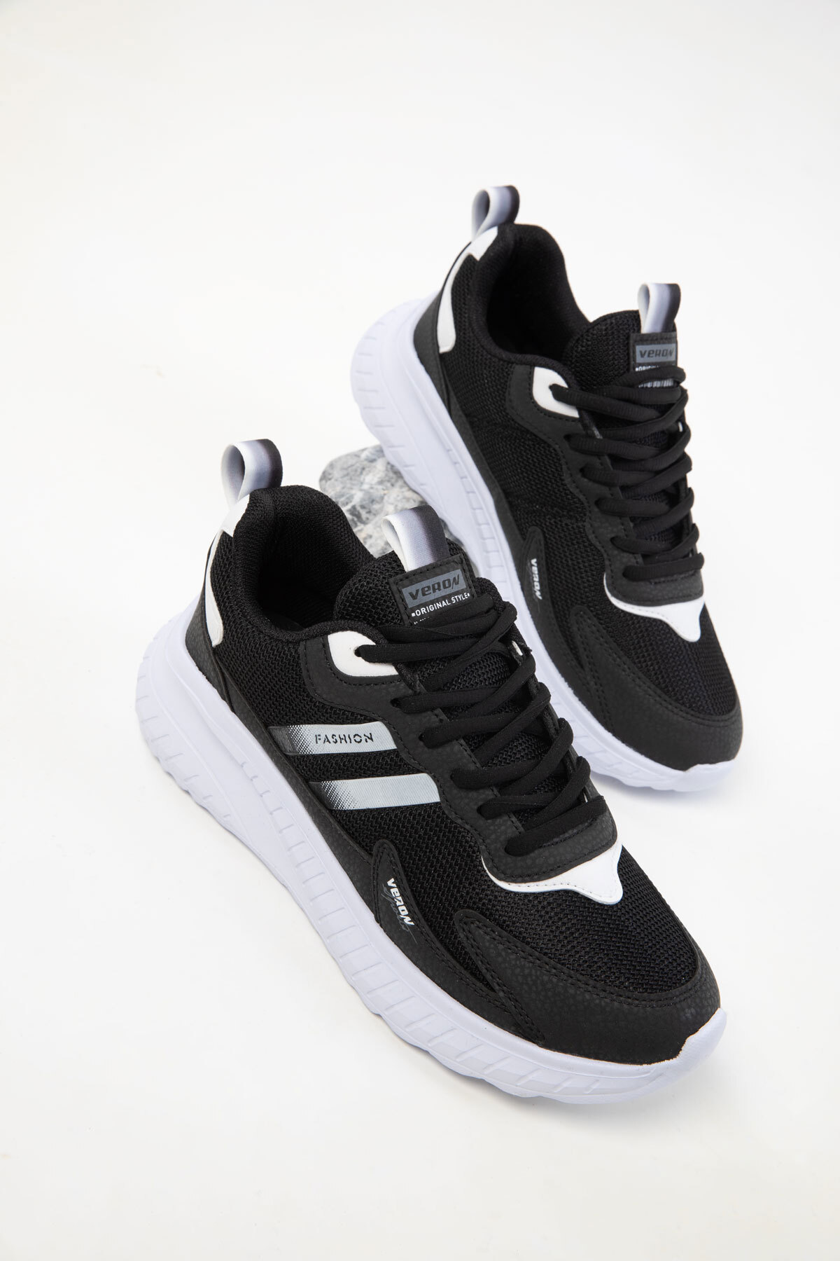 SOHO Siyah-Beyaz Unisex Sneaker 20601 görsel 4