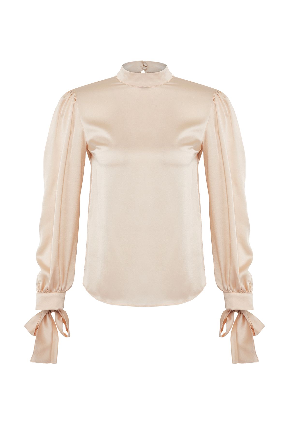Trendyol Collection-Ткана блузка з тасьмою в мішечок TOFAW19FG0082 6