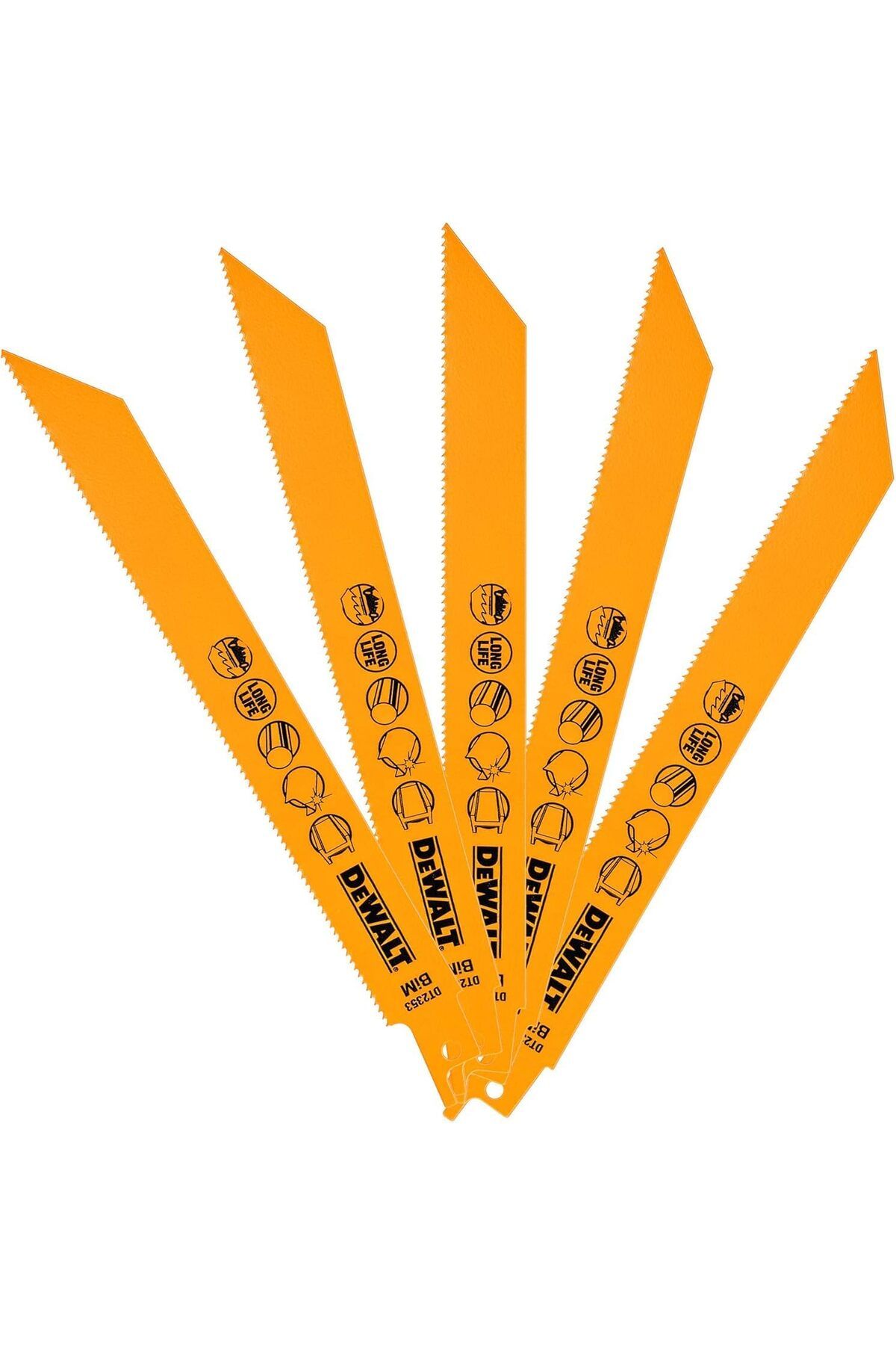 STOREMAX ysstorex DT2353 TILKI KUYRUĞU TESTERE, SARI, 5 ADET StarColxlection 655141