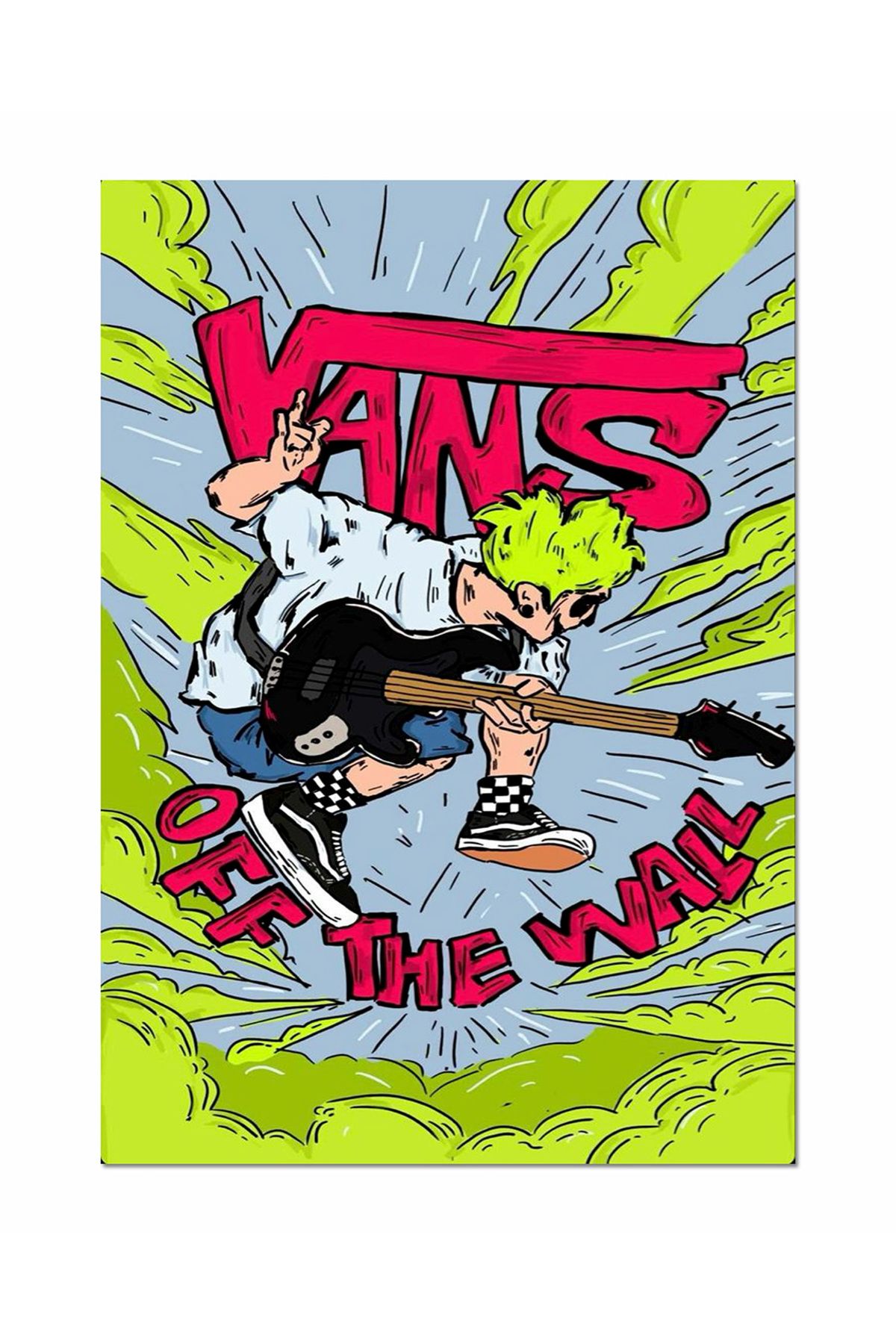 Ayabak Metal Poster OFF THE WALL - Dekoratif Metal Poster - Hediyelik Metal Poster