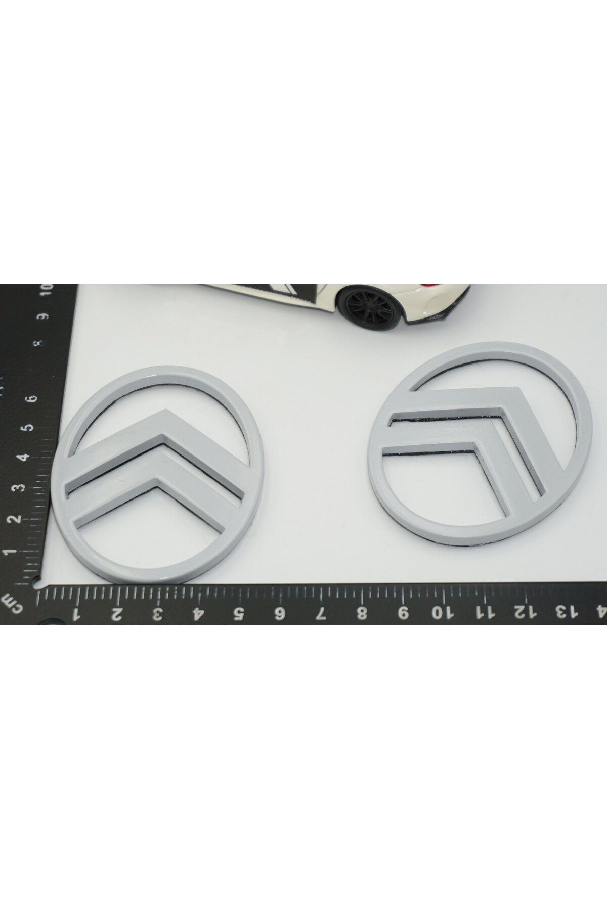DK Tuning-Citroen C3 C4 C5 C6 Γκρι ABS Πλαϊνά Φτερά Σετ λογότυπο 2
