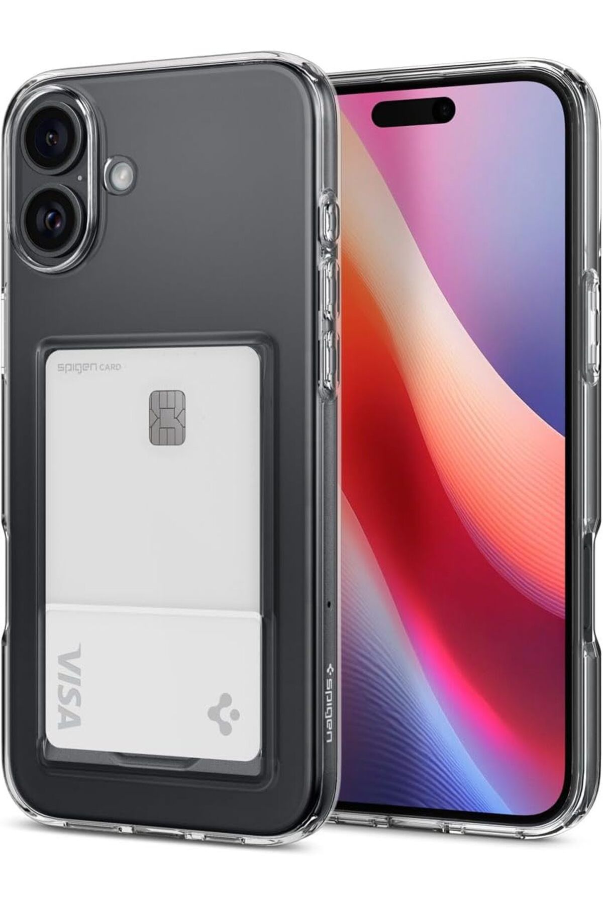 STOREMAX nffashopm iPhone 16 Kılıf Crystal Slot Crystal Clear - ACS08213 storestarx 1051353