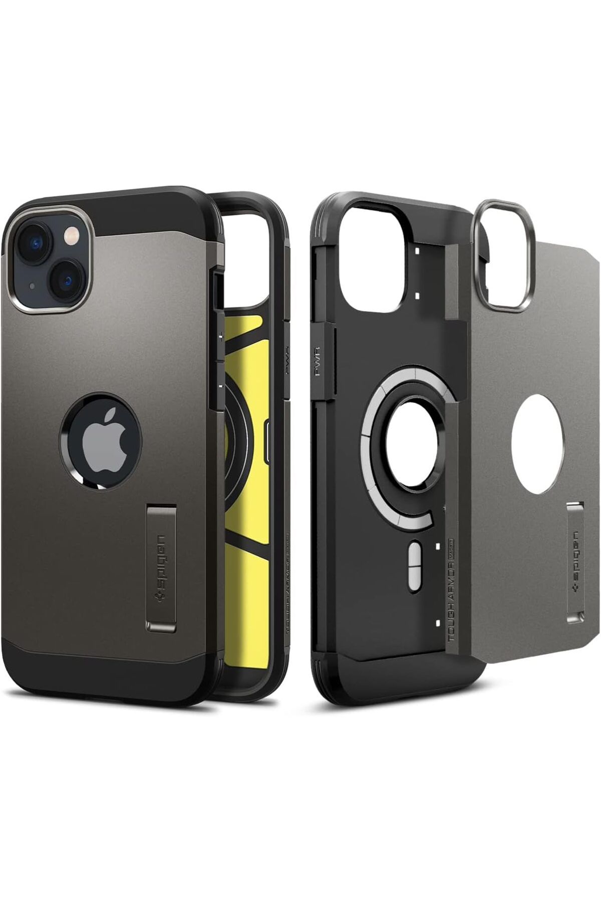 STOREMAX nffashopm iPhone 14 / iPhone 13 Kılıf Tough Armor MagFit MagSafe özellikli Gunmetal - ACS05061 st