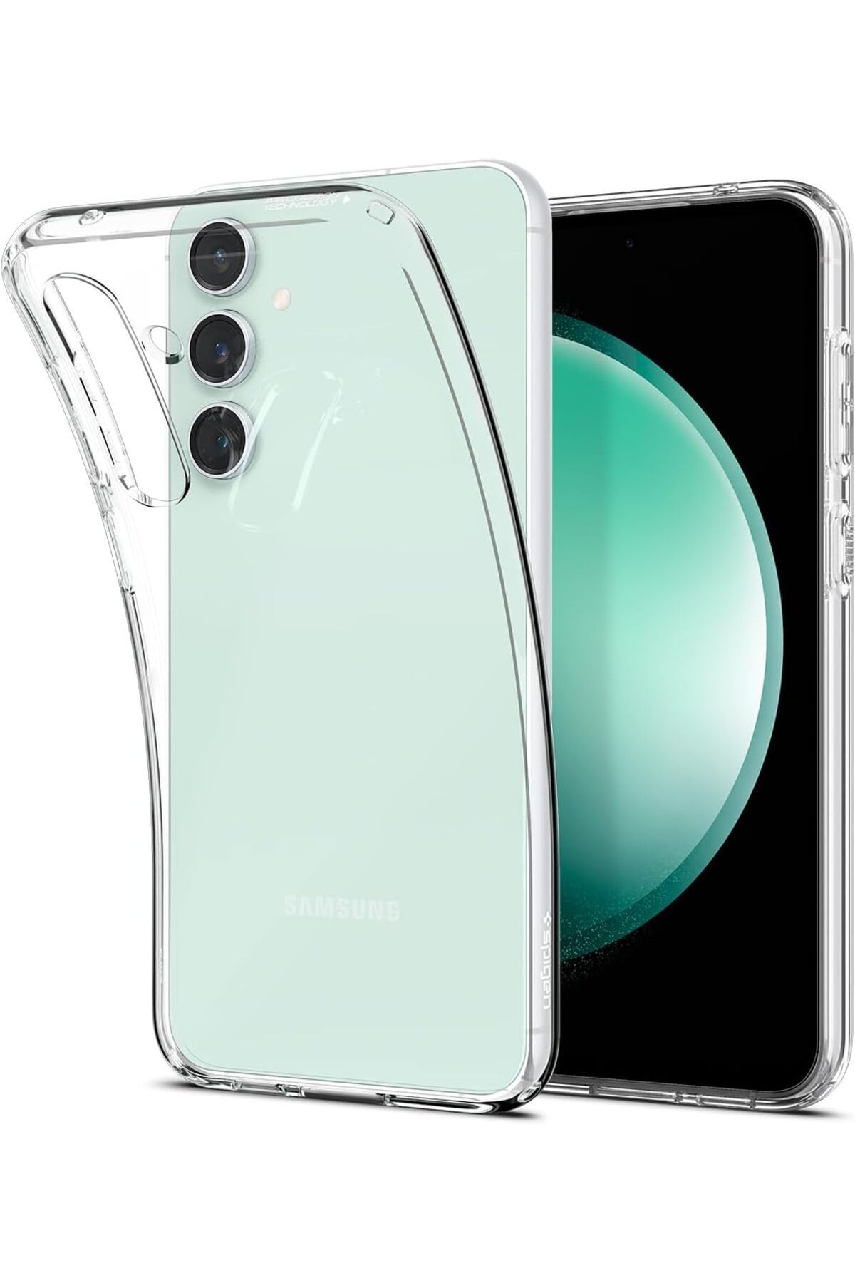 STOREMAX nffashopm Galaxy S23 FE Kılıf Liquid Crystal 4 Tarafı Tam Koruma Crystal Clear - ACS06369 storest