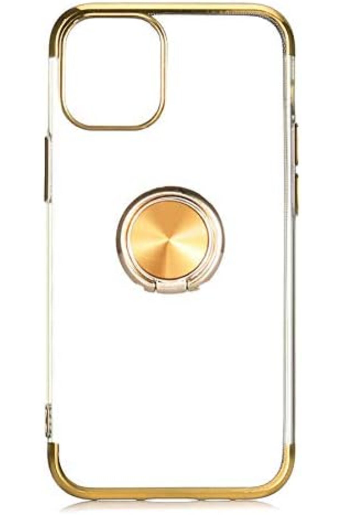 STOREMAX cmllashop İle Uyumlu iPhone 12 Pro Kılıf Gess Silikon, Gold 542093
