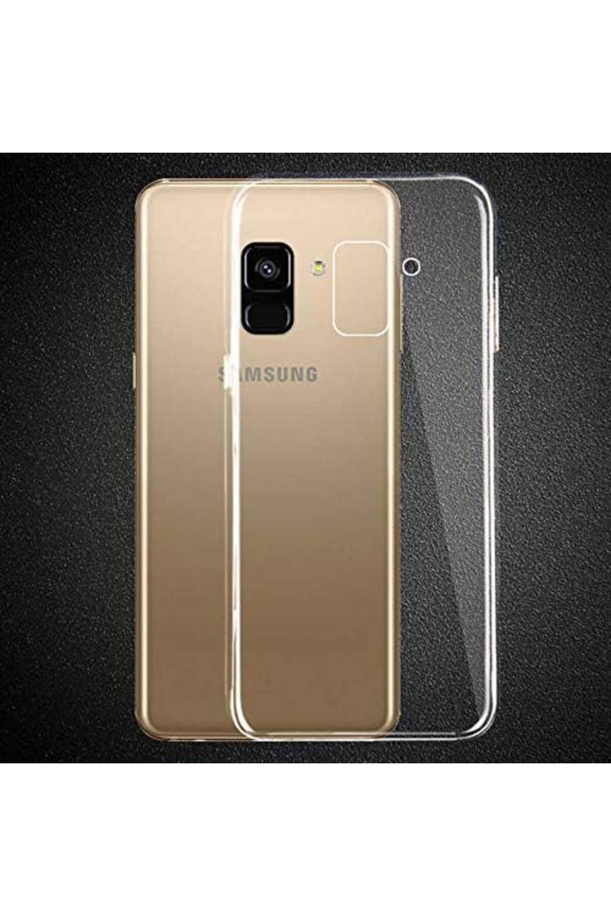 STOREMAX lbstorex Galaxy A6 2018 Uyumlu Şeffaf Süper Silikon Kılıf Newdsng 1116818