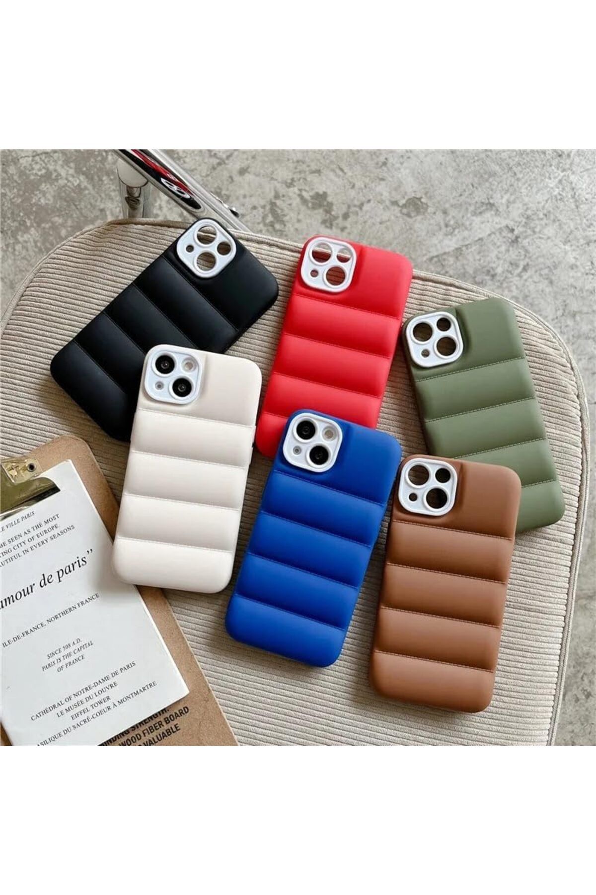 STOREMAX MU-ARTSHOP Puffer Kılıf iPhone 14 (Siyah) tnca 871301