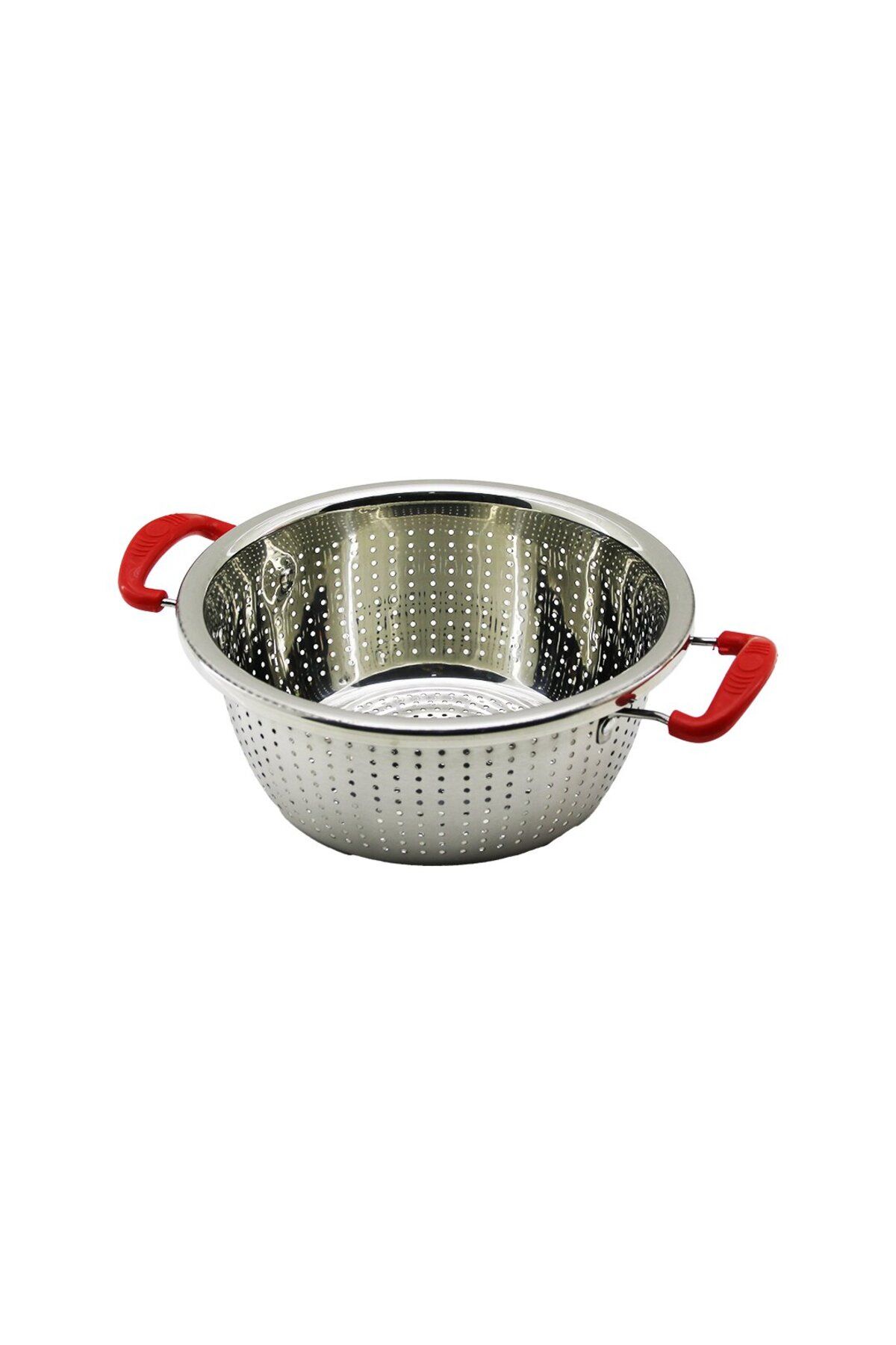 STOREMAX lbstorex 24CM PLASTİK KULPLU ÇELİK SEPET METAL SÜZGEÇ Newdsng 1116818