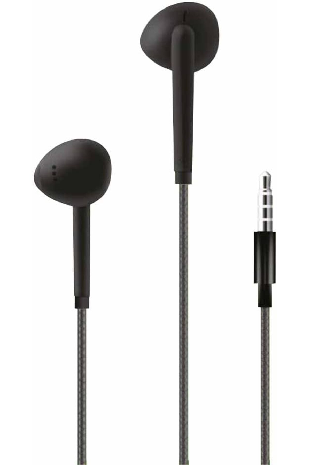 yenibagshop H35 Mikrofonlu Kulak İçi Kablolu Kulaklık 3.5mm Siyah