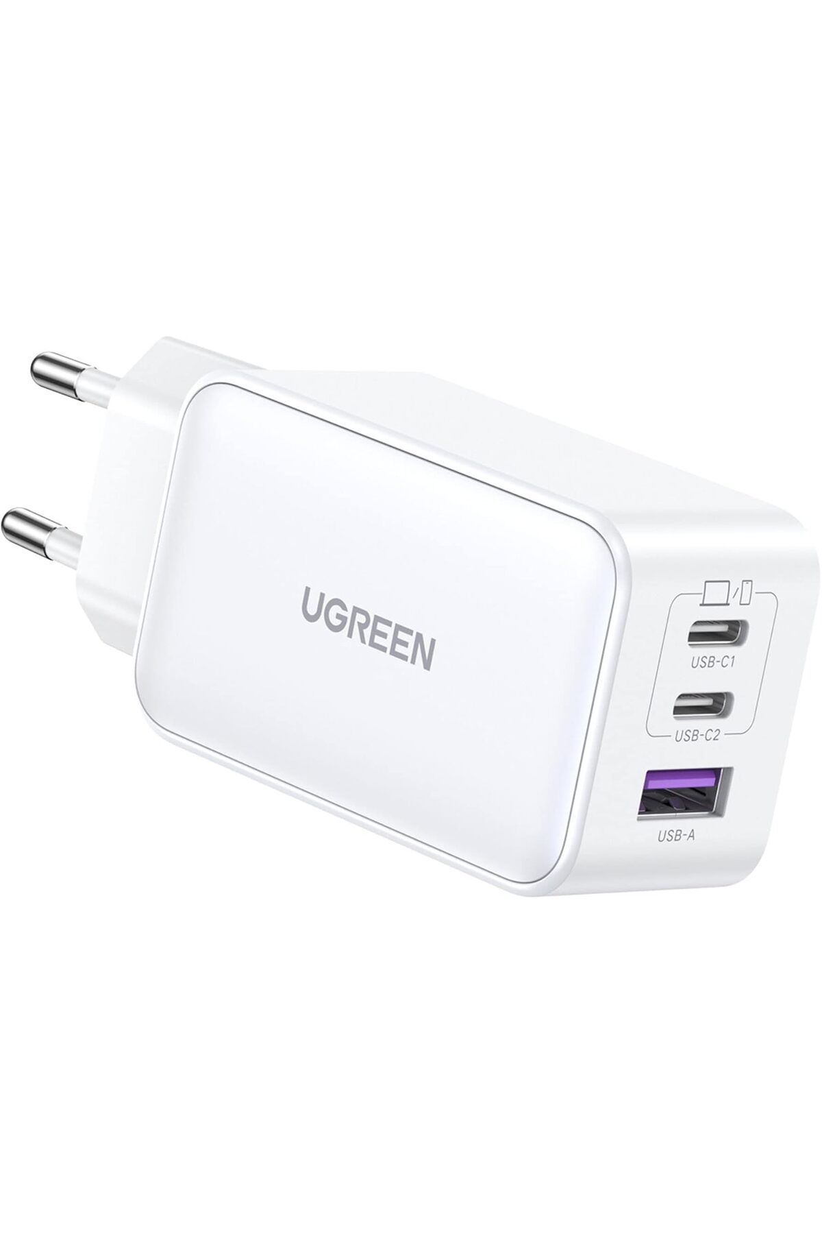 STOREMAX nffashopm 65W USB Type-C QC 4.0 PD 3.0 GanX 3 Portlu Hızlı Şarj Cihazı Beyaz storestarx 1051353