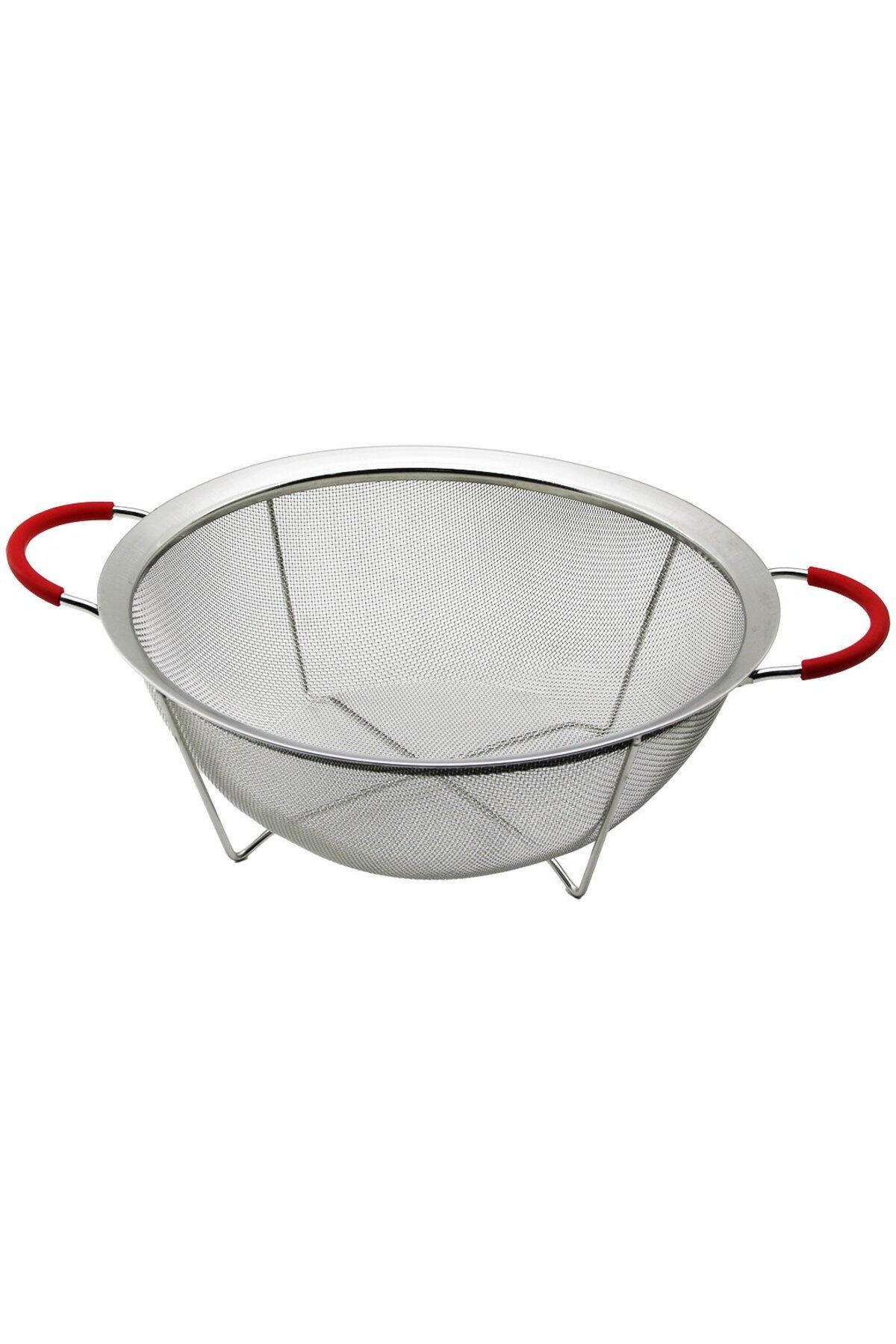 STOREMAX lbstorex 28CM TEL SEPET METAL SÜZGEÇ SİLİKON KILIFLI KULP METAL ÇERÇEVE - AYAK Newdsng 1116818