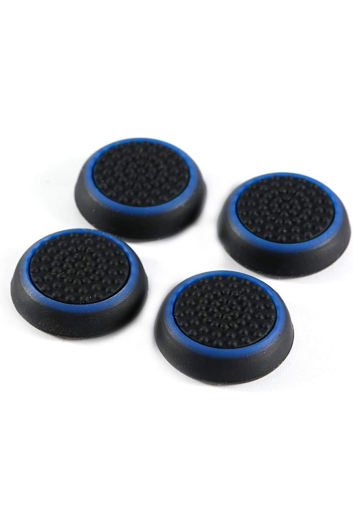 STOREMAX htpshopmx 4 adet silikon başparmak kavrama kapağı Gamepad Joystick Cap Thumb Stick Cover PS3 PS4