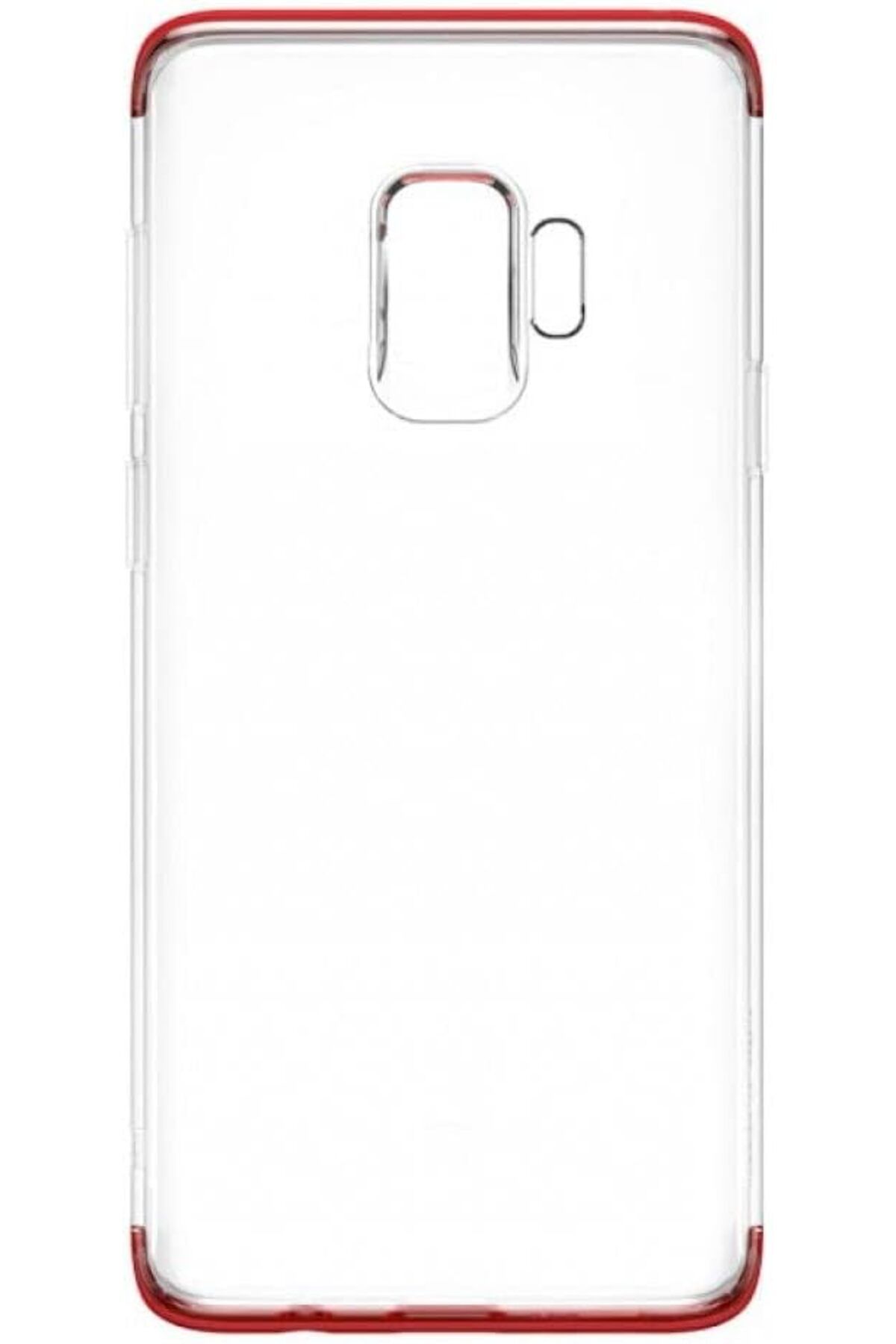 STOREMAX lbstorex Armor, Galaxy S9 Cep Telefonu Kılıfı, Şeffaf/Transparan, Kırmızı Newdsng 1116818