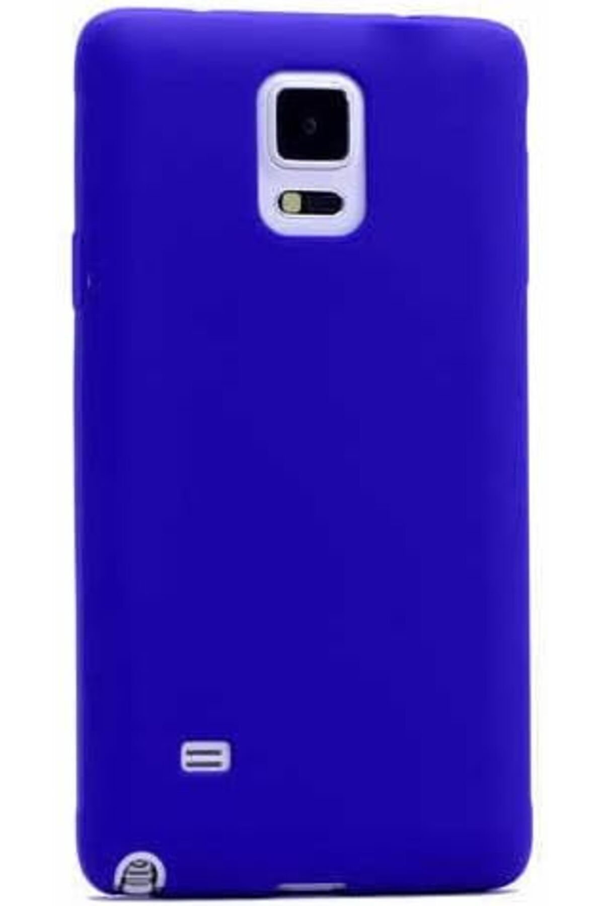 STOREMAX bystoreby Galaxy Note 4 Uyumlu Mat Yumuşak Silikon Kılıf (Mavi) NewDesing 646268