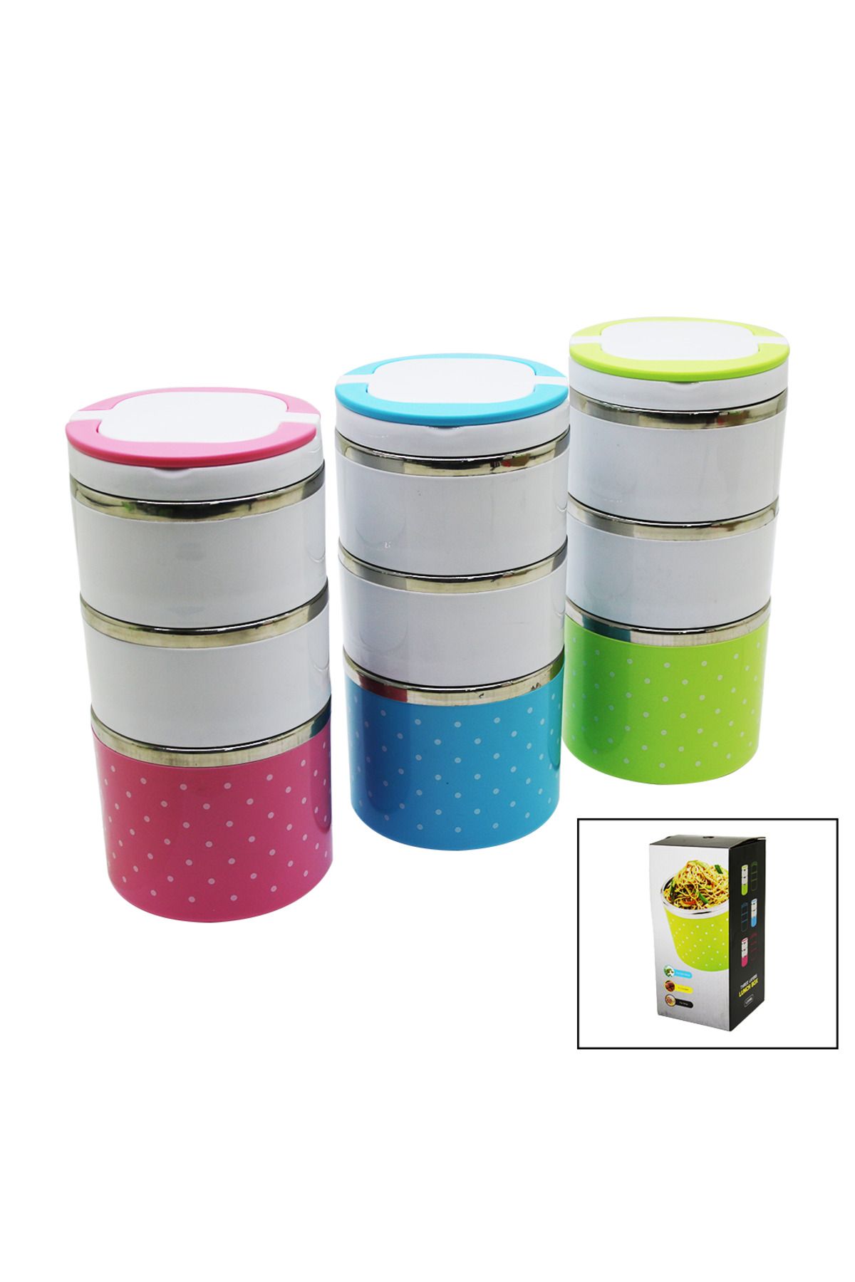 STOREMAX lbstorex PUANTİYELİ 3LÜ SEFER TASI - SAKLAMA KABI 1.23LT Newdsng 1116818