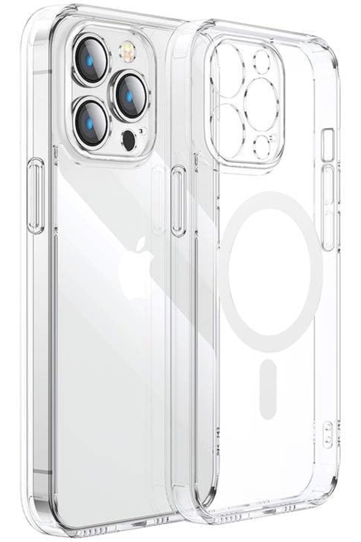 STOREMAX dlshop JR-14D6 manyetik koruyucu kılıf, iP 14 Pro 6,1 inç (15,5 cm), şeffaf star 990396