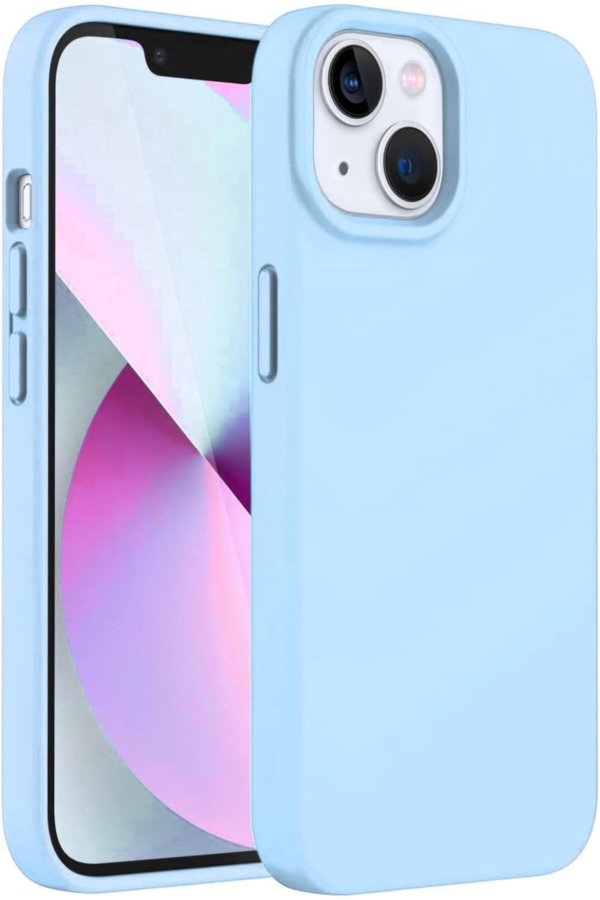 STOREMAX daliashops iPhone 15 Plus Uyumlu Özel İpeksi Dokunuş Hissi Veren İçi Yumuşak Kadife Lansman Si