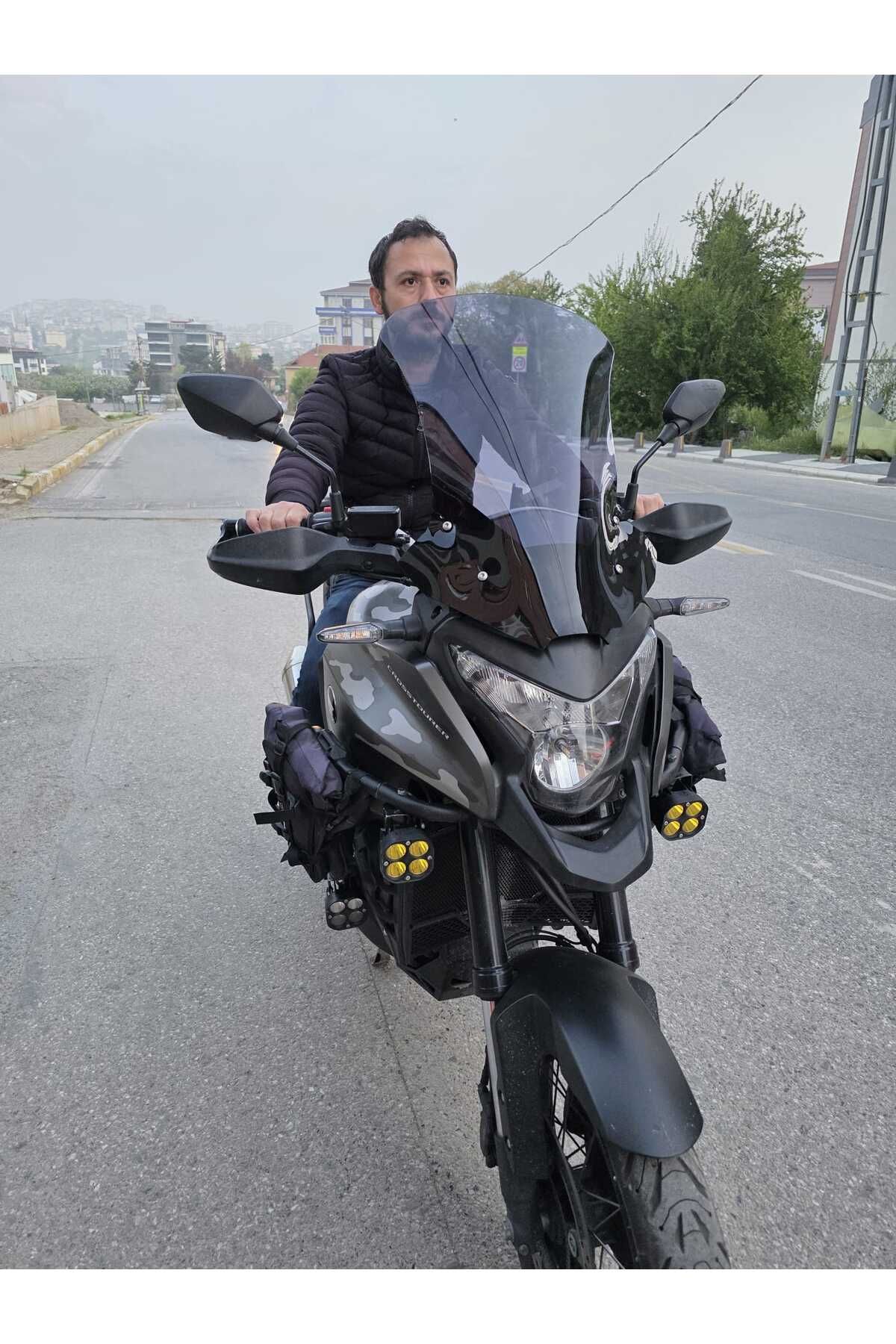 Honda VFR 1200 Siperlik Ön Cam 2012-2015 Model 58cm Füme Renkli 4mm