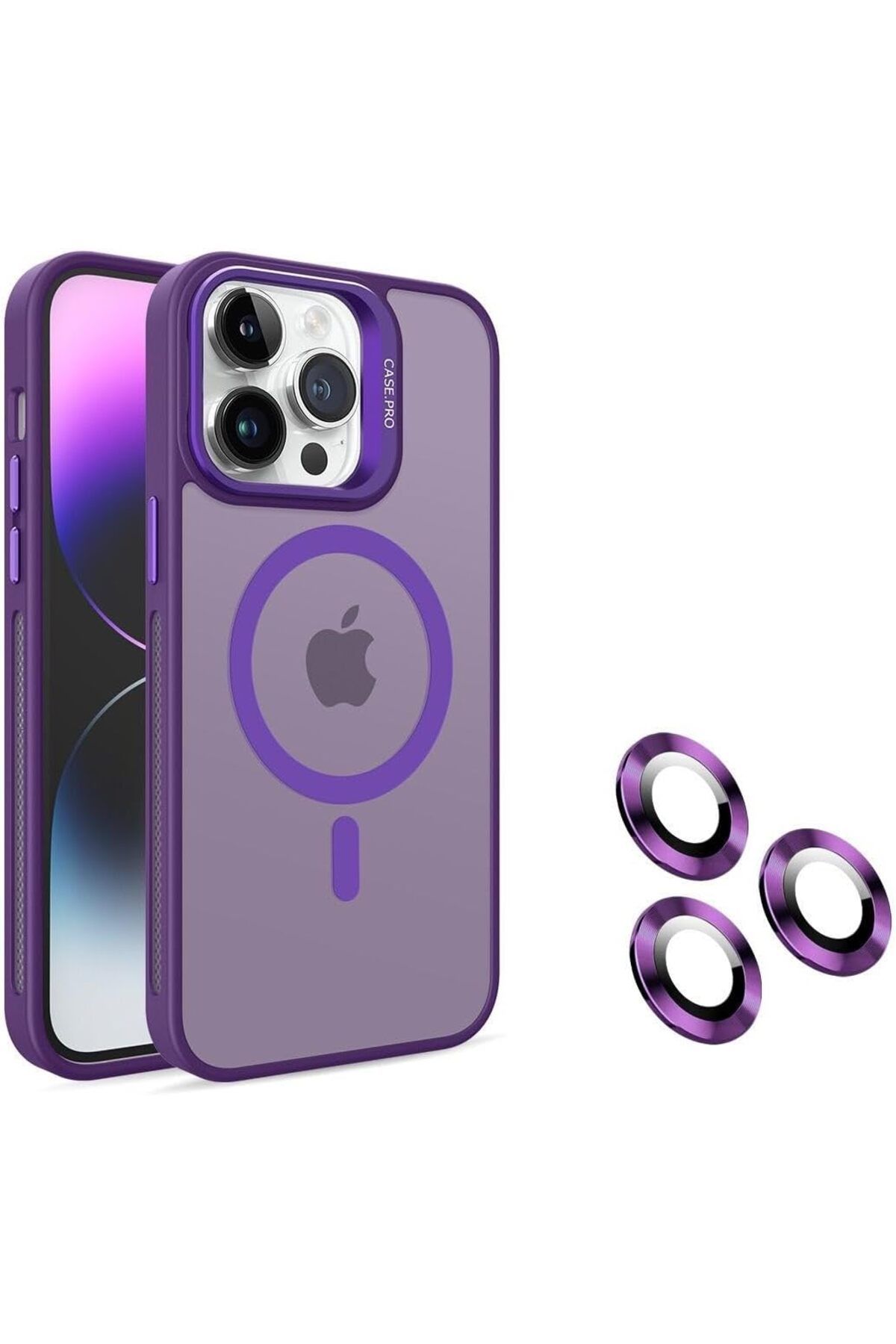 STOREMAX bystoreby iPhone 16 Pro Max Kamera Korumalı Standlı Kılıf Magsafe ile Uyumlu Açılır Kamera St