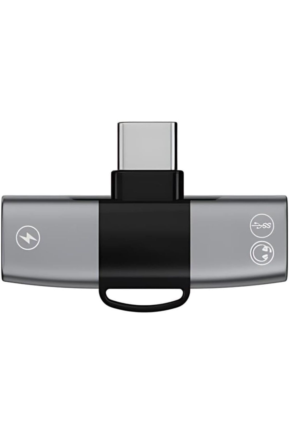 STOREMAX buxystorem mobile Type C to 2x Type C Girişli Şarj ve Kulaklık Çoğaltıcı Adaptörü, 30W Şar