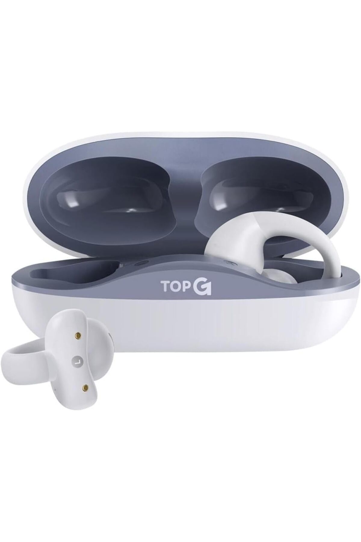 yenibagshop Vox Q4 Ear Clip Beyaz Kulak Içi Bluetooth Kulaklık