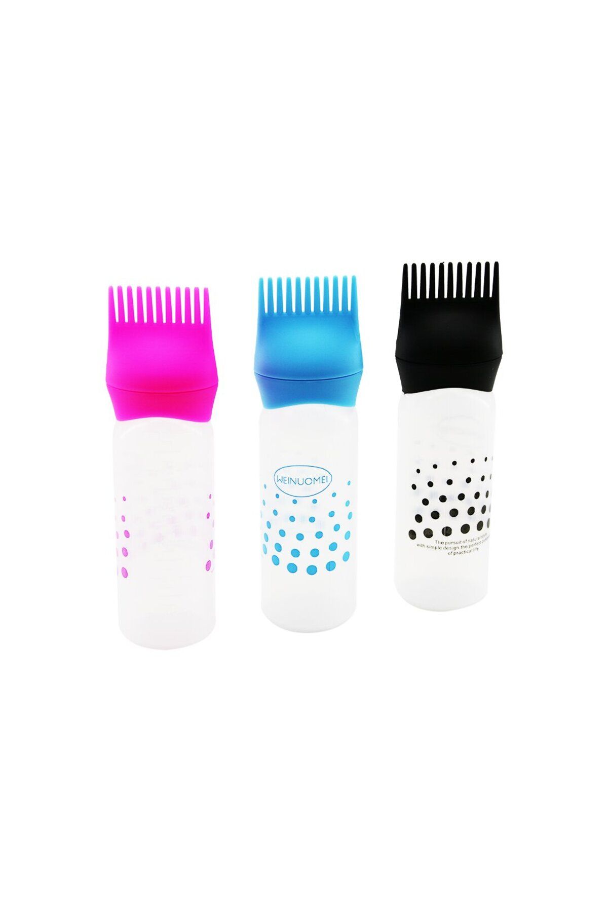 STOREMAX buxystorem SAÇ BOYAMA TARAK RENKLİ 6OZ ÖLÇEKLİ - ŞEFF PLASTİK ŞiŞELİ trendymx 999662