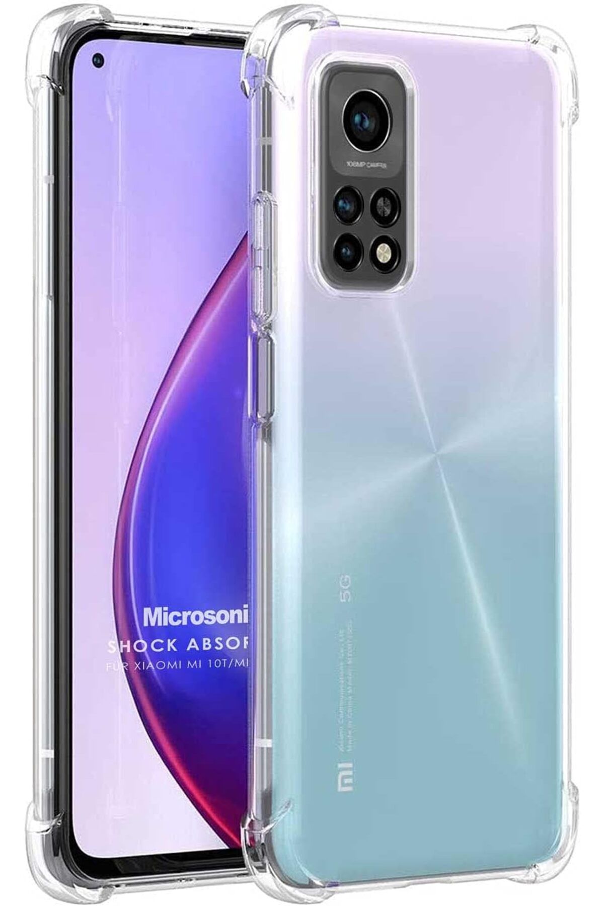 STOREMAX htpshopmx Xiaomi Mi 10T için Kılıf Shock Absorbing Şeffaf [Mi 10T Pro ile Uyumlu Kılıf - Şeff