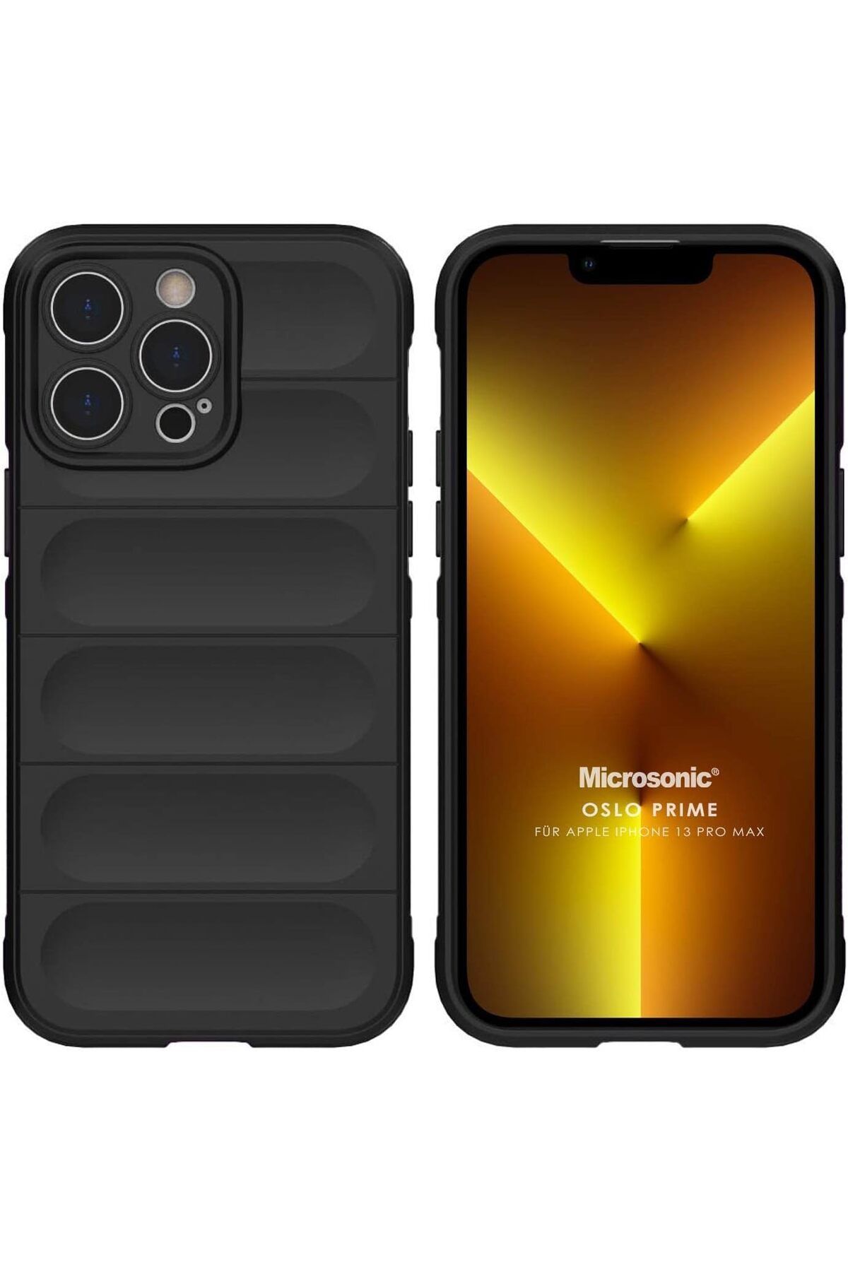 STOREMAX daliashops iPhone 13 Pro Max için Kılıf Oslo Prime Siyah [iPhone 13 Pro Max ile Uyumlu Kılıf -