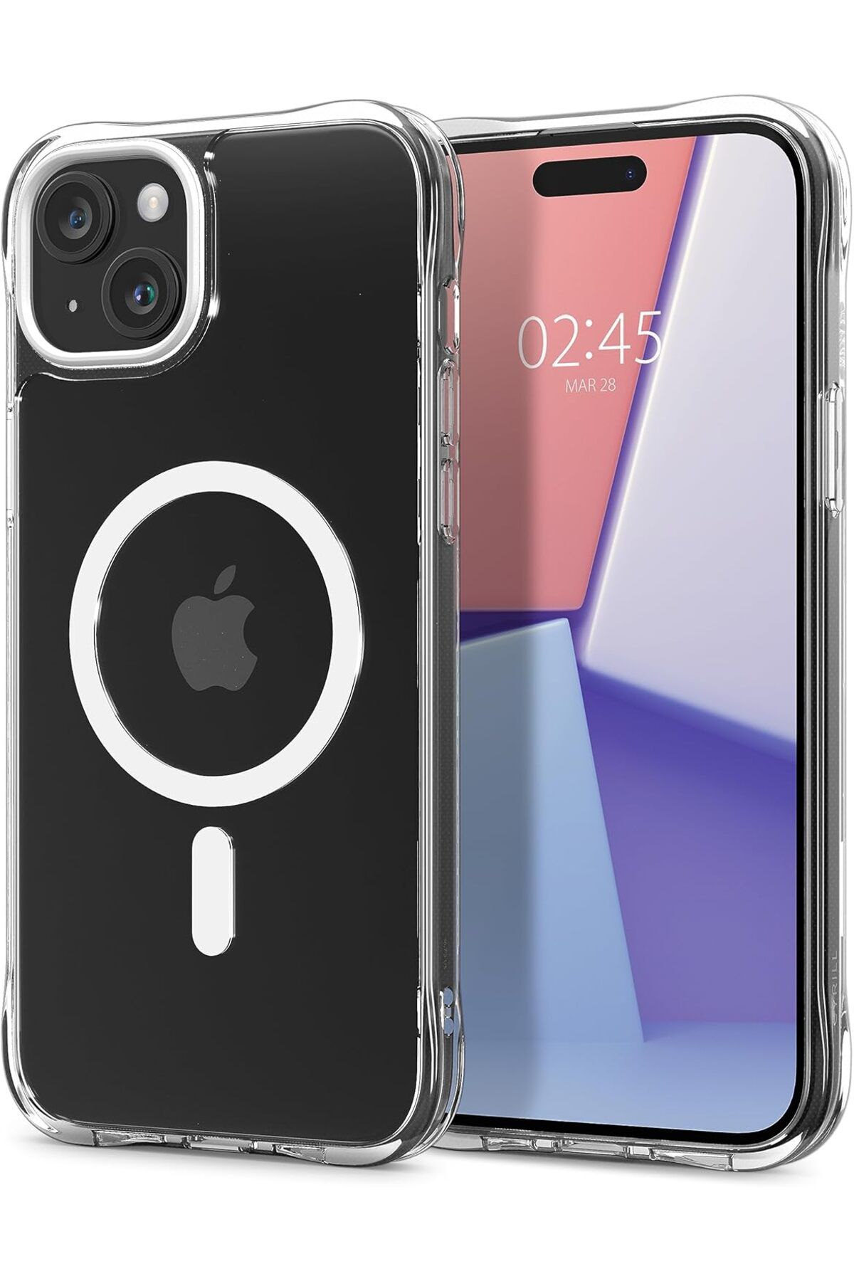 STOREMAX htpshopmx Ciel by CYRILL iPhone 15 Kılıf Ultra Sheer Mag MagSafe özellikli Crystal Clear ACS06830