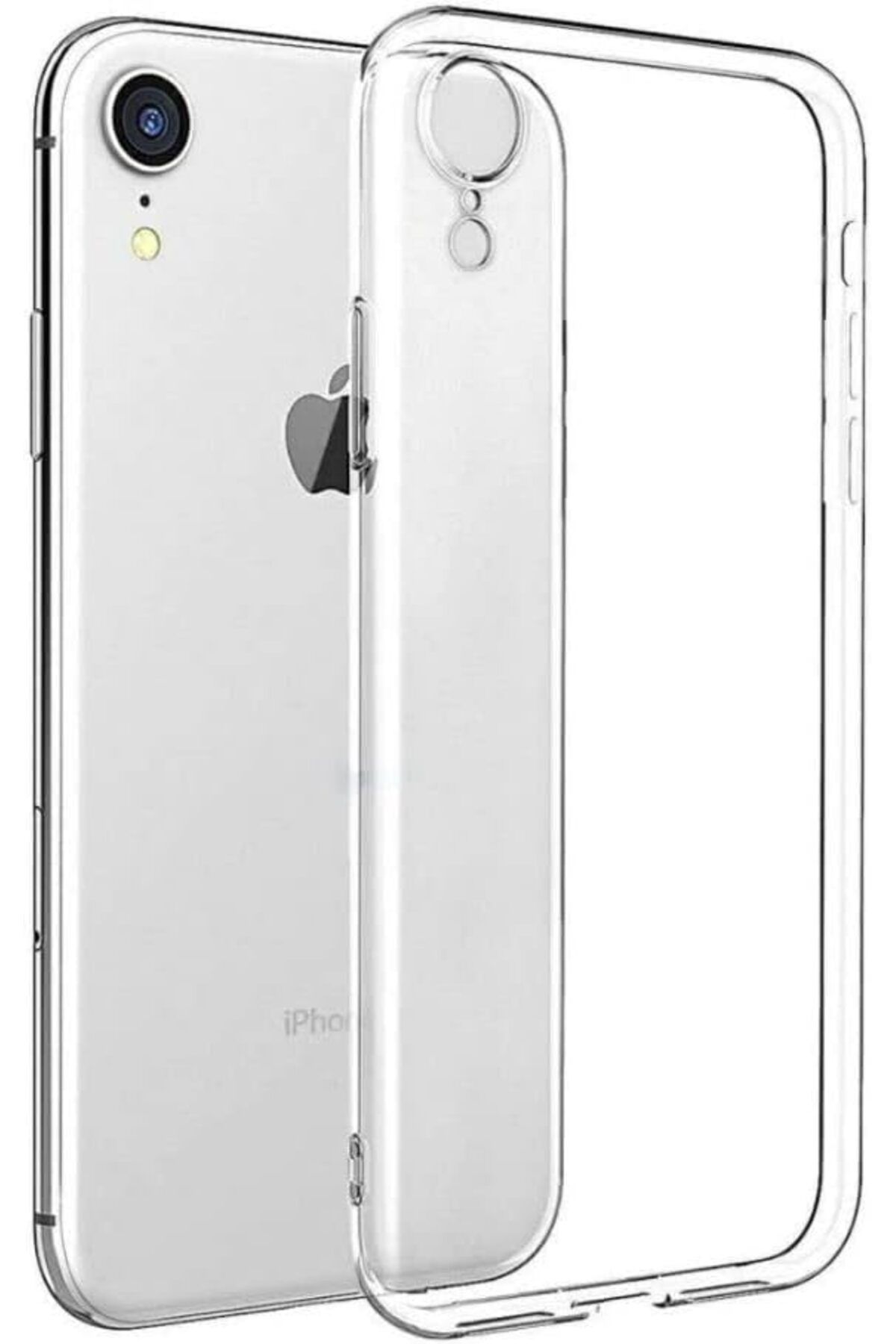 STOREMAX bystoreby Trend iPhone XR Uyumlu Şeffaf Kılıf, Kamera Korumalı Silikon Kılıf NewDesing 646268