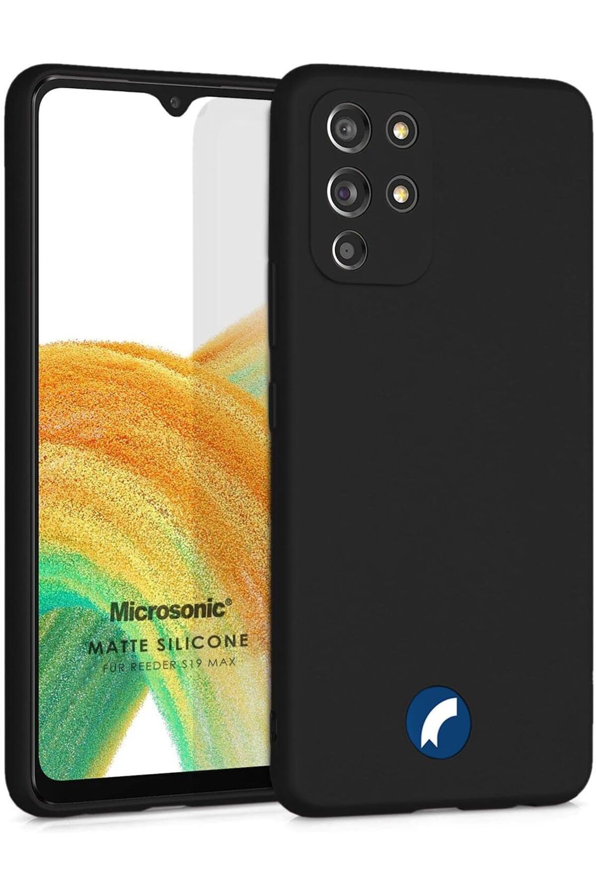 STOREMAX nslmshop Matte Silicone Reeder S19 Max için Kılıf Siyah [S19 Max ile Uyumlu Kılıf - Siyah] Life
