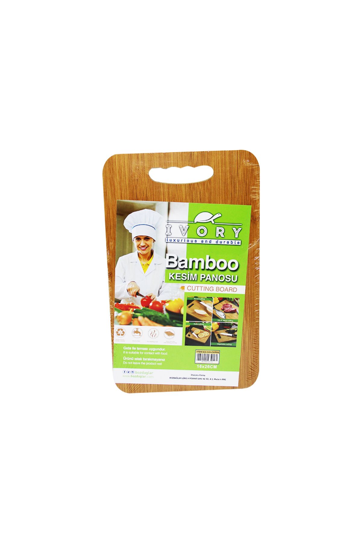 STOREMAX lbstorex 16X26CM BAMBOO AHŞAP BAMBU KESİM PANOSU Newdsng 1116818