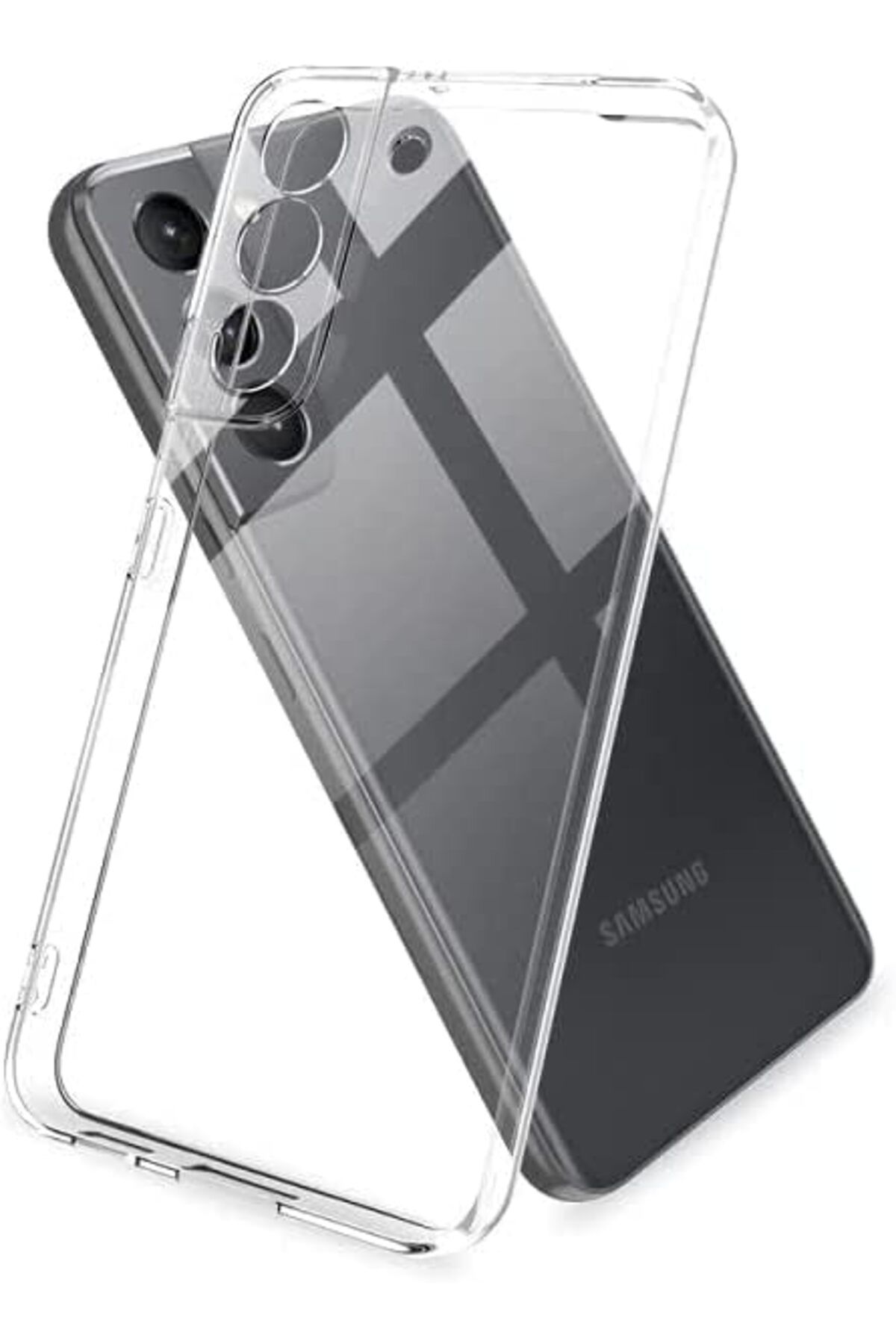 STOREMAX nffashopm Trend Galaxy S21 FE Kılıf, Şeffaf Silikon Kamera Korumalı S21 Fe Kılıfı storestarx