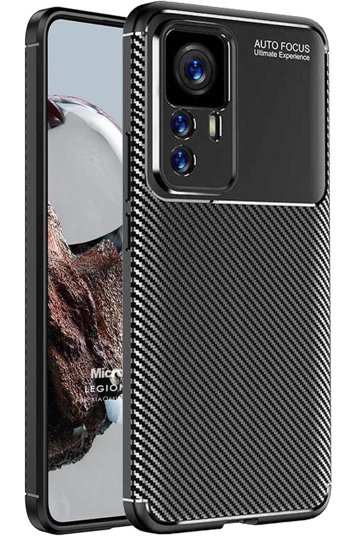 STOREMAX dlshop Xiaomi Mi 12T Pro için Kılıf Legion Series Siyah [Mi 12T Pro ile Uyumlu Kılıf - Siyah] s