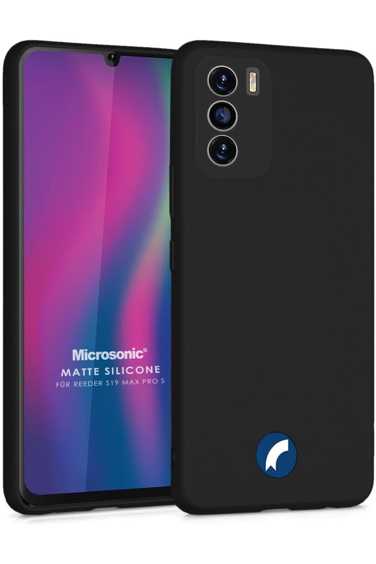 STOREMAX cmllashop Matte Silicone Reeder S19 Max Pro S için Kılıf Siyah [S19 Max Pro S ile Uyumlu Kılıf