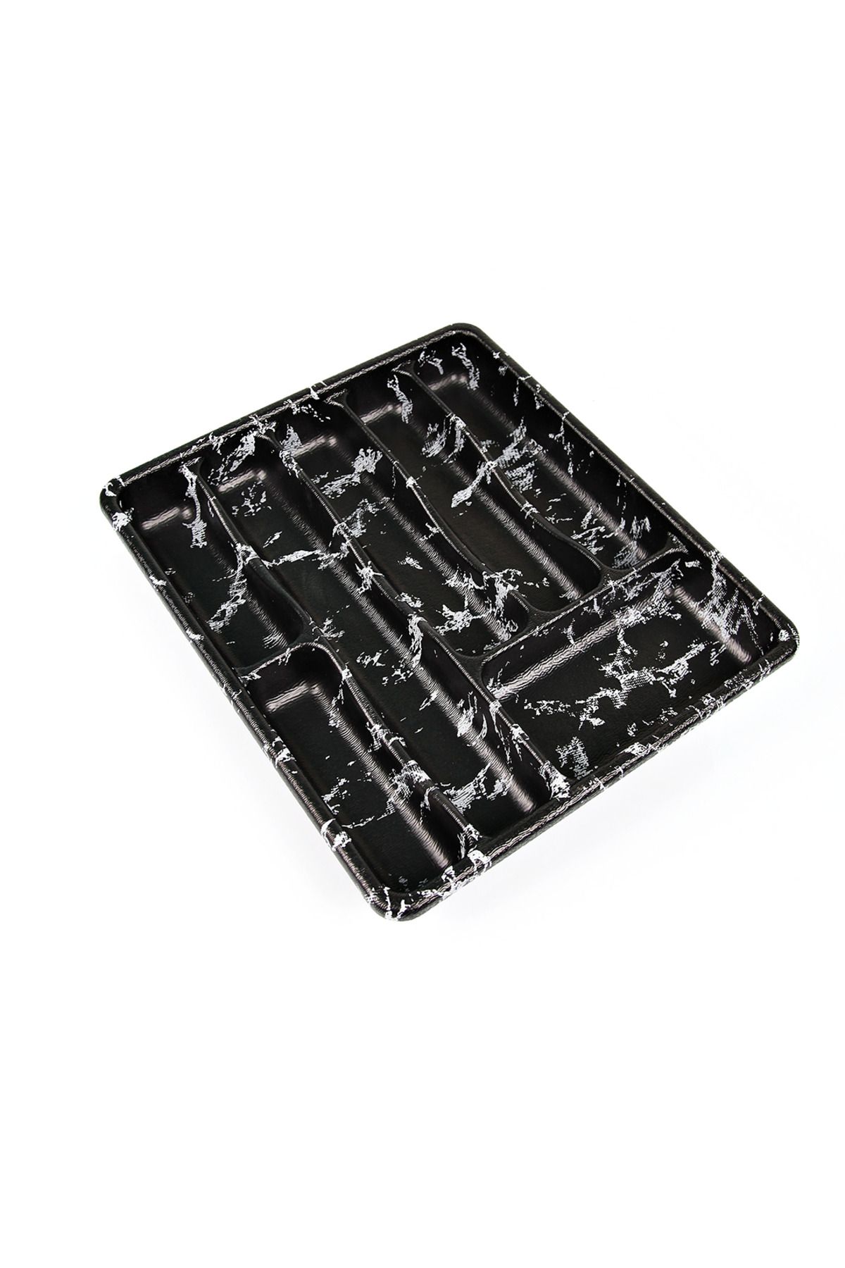 STOREMAX nffashopm KÜÇÜK - SİYAH - 7 BÖLMELİ ÇEKMECE İÇİ KAŞIKLIK 36X32CM storestarx 1051353