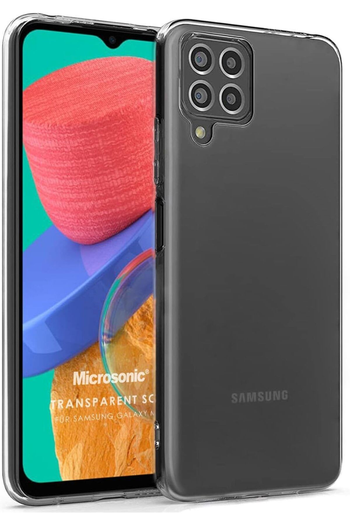 STOREMAX bystoreby Galaxy M33 için Kılıf Transparent Soft Şeffaf [Galaxy M33 ile Uyumlu Kılıf - Şeffaf