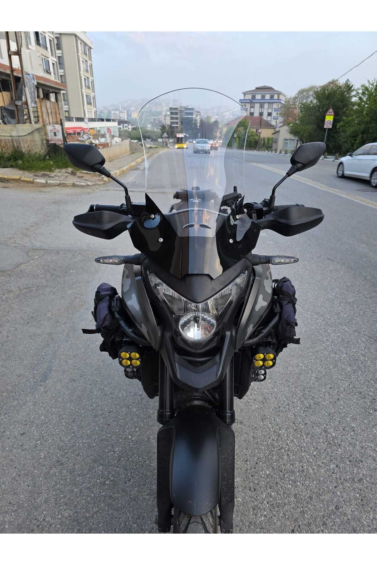 Honda VFR 1200 Siperlik Ön Cam 2012-2015 Model 58cm Şeffaf Renkli 4mm