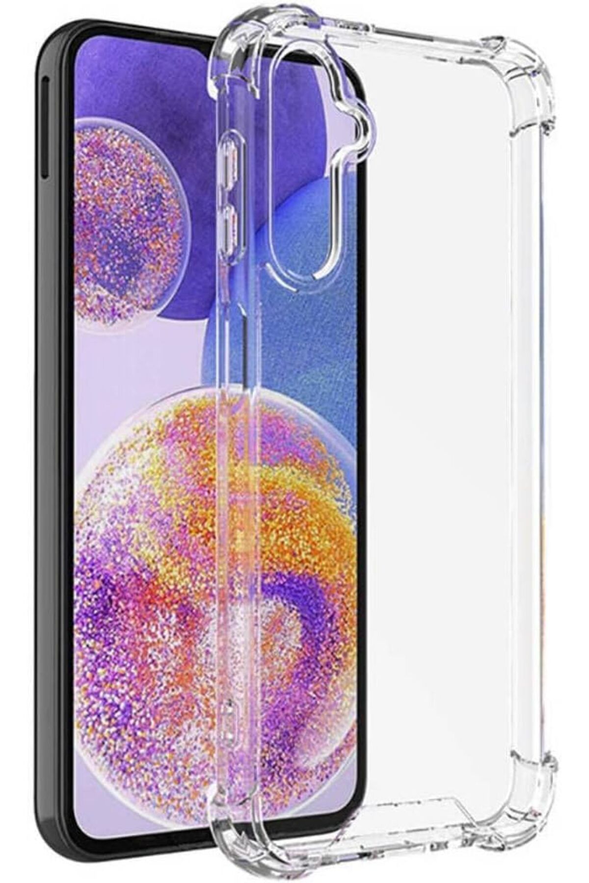 STOREMAX htpshopmx İLETİŞİM Galaxy S24 Plus Kapak Şeffaf Airbag Antishock Köşe Korumalı Silikon Kıl